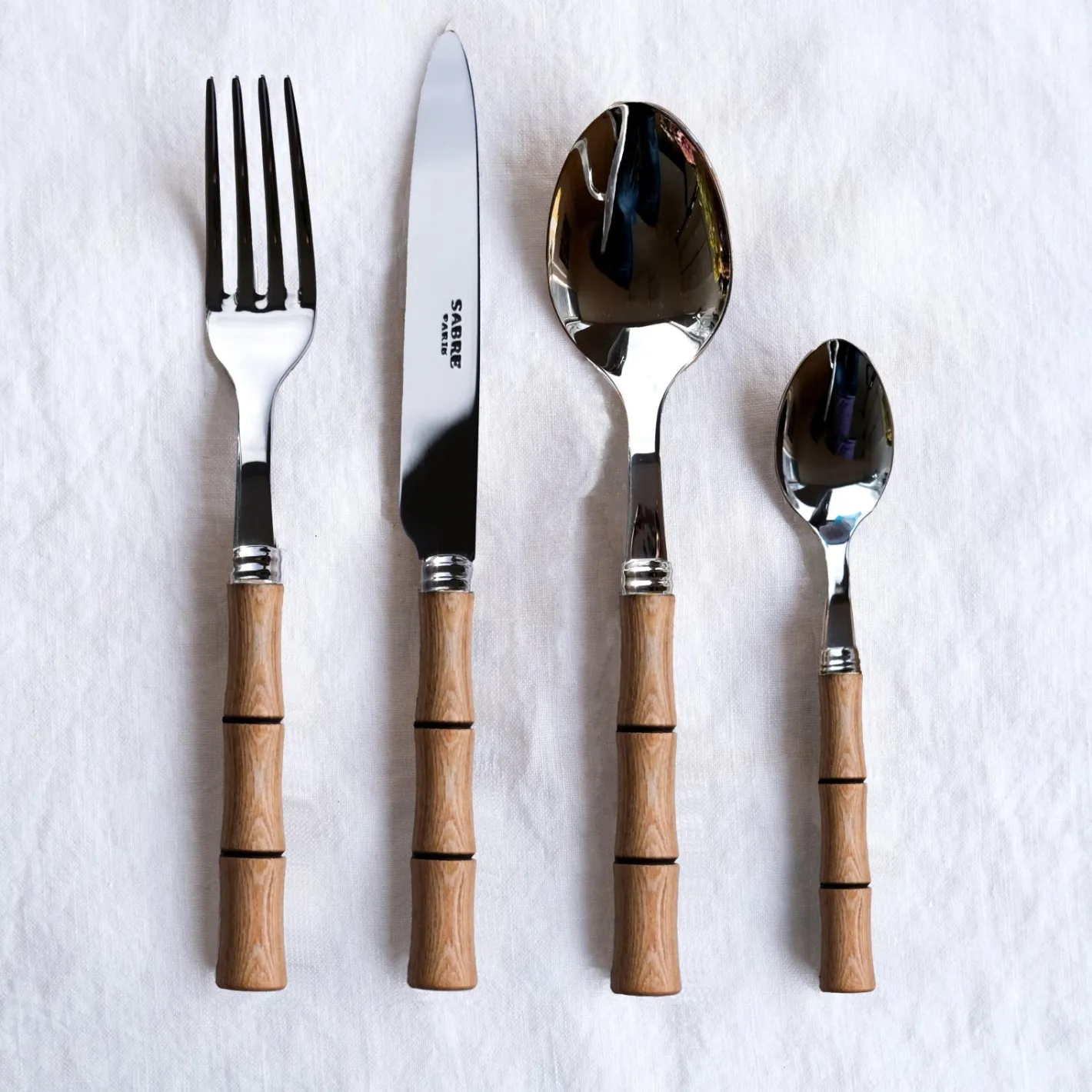 Sabre Paris Bambou,Bois stratifié clair | 20 Pieces Set