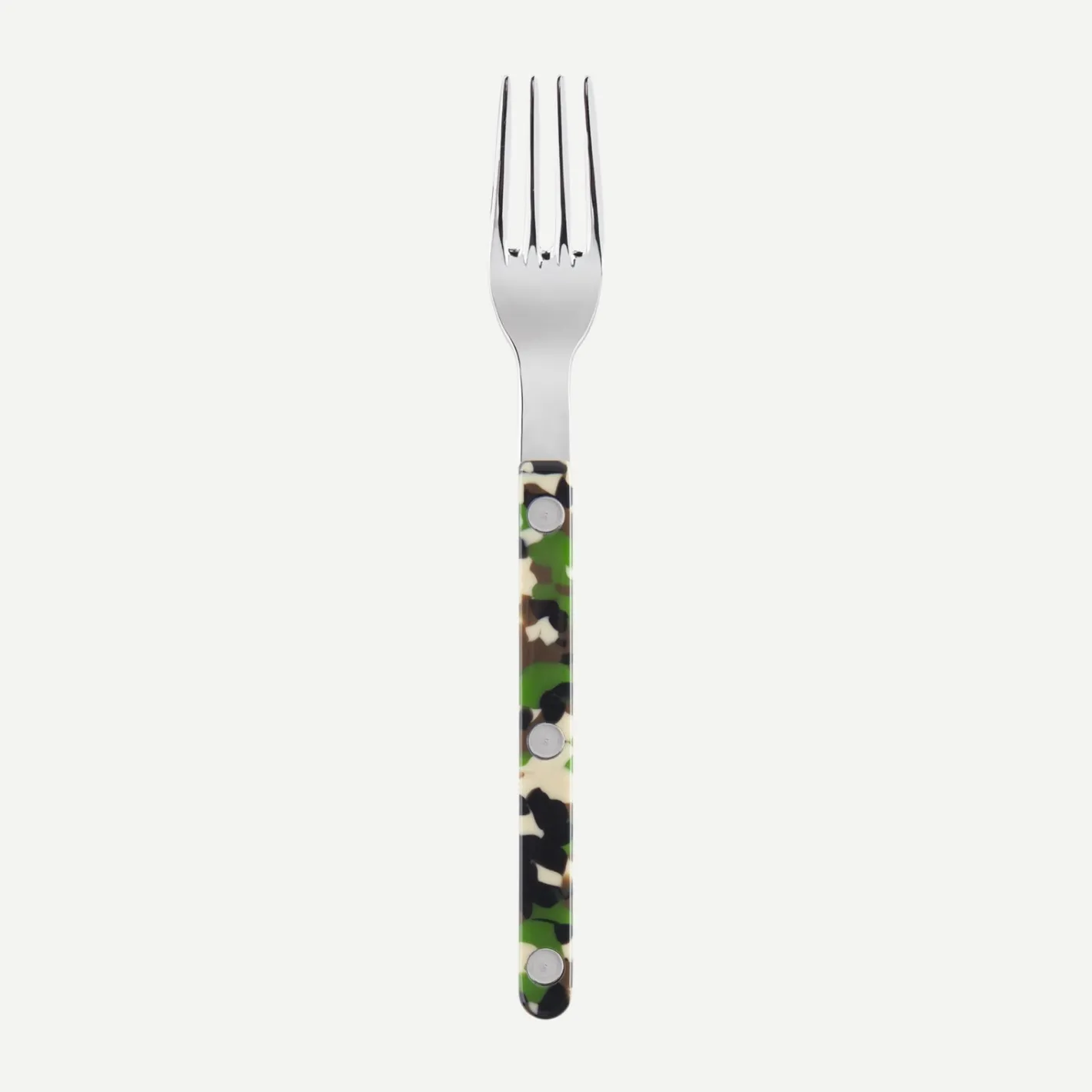 Sabre Paris Bistrot Camouflage, Green | Small Fork