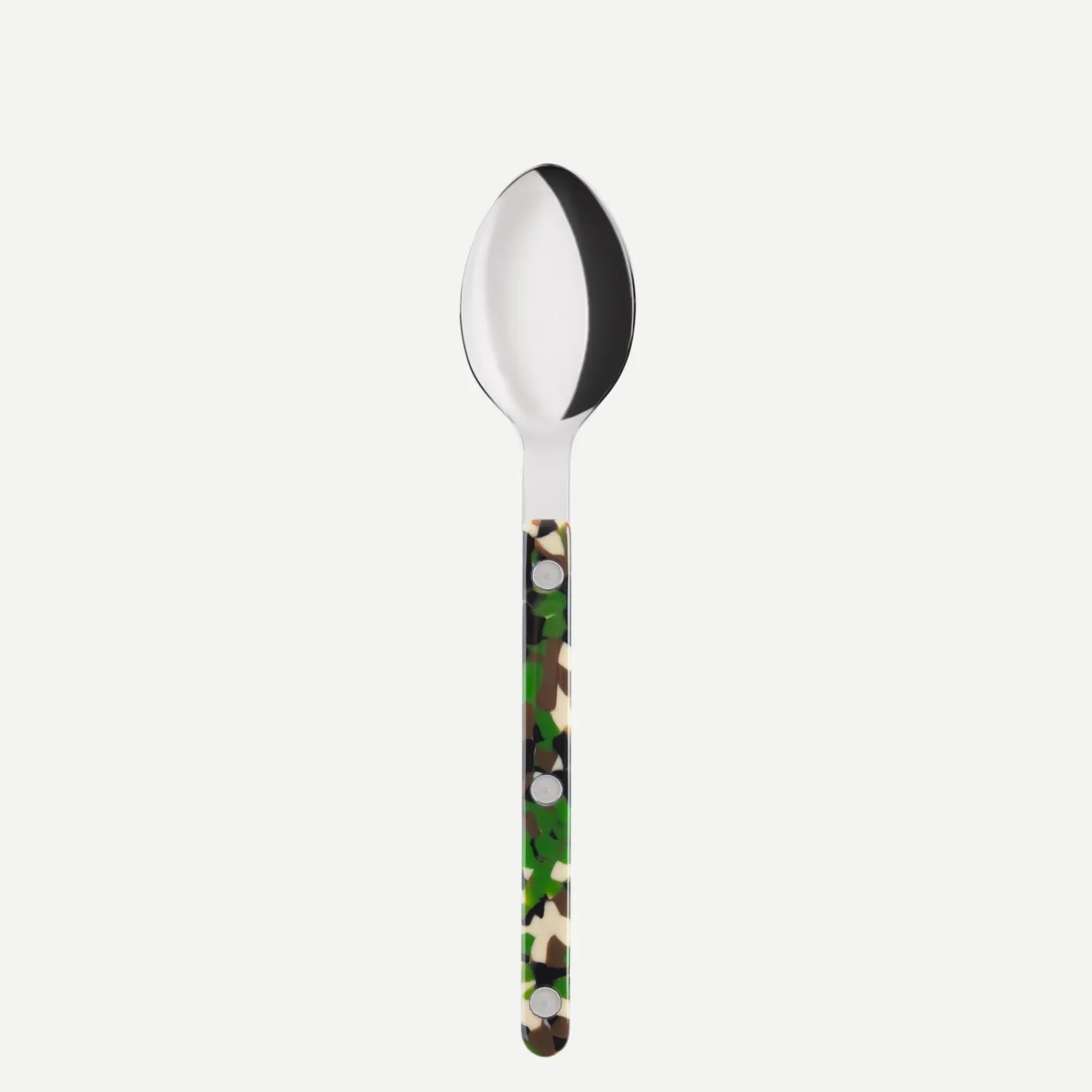 Sabre Paris Bistrot Camouflage, Green | Dessert Spoon