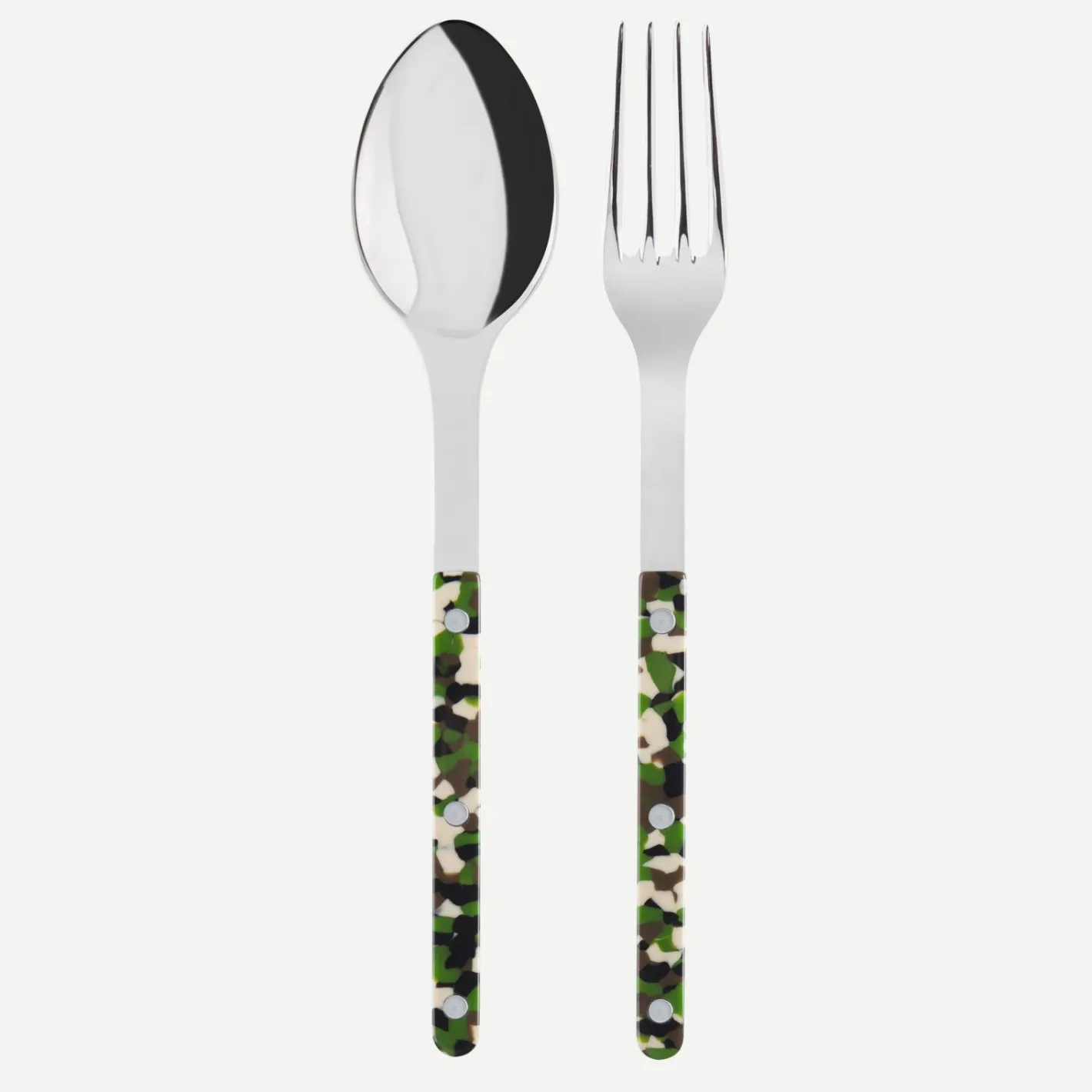 Sabre Paris Bistrot Camouflage, Green | Serving Set