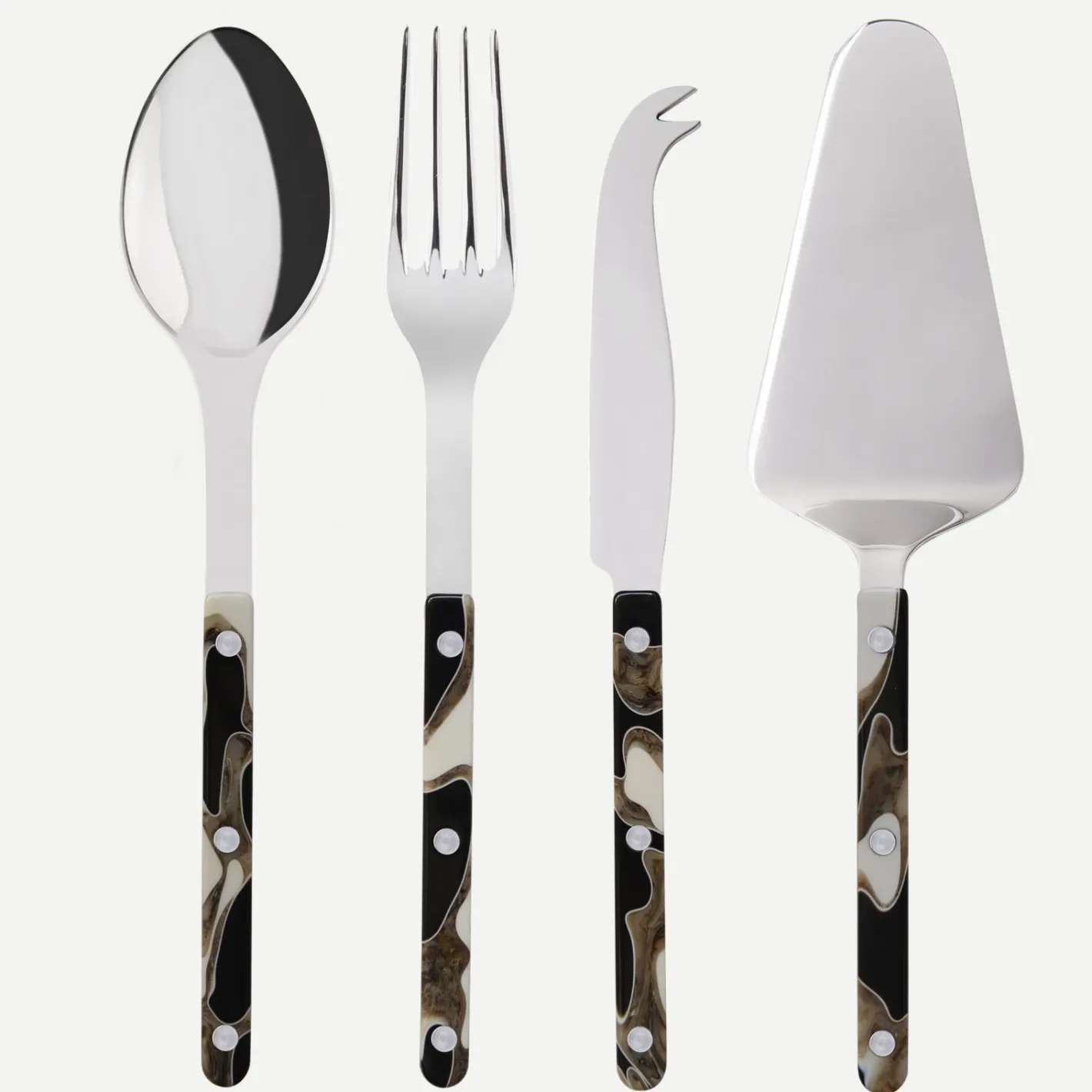 Sabre Paris Bistrot Dune, Dune Black | Set Of 4 Must-have Serving Pieces