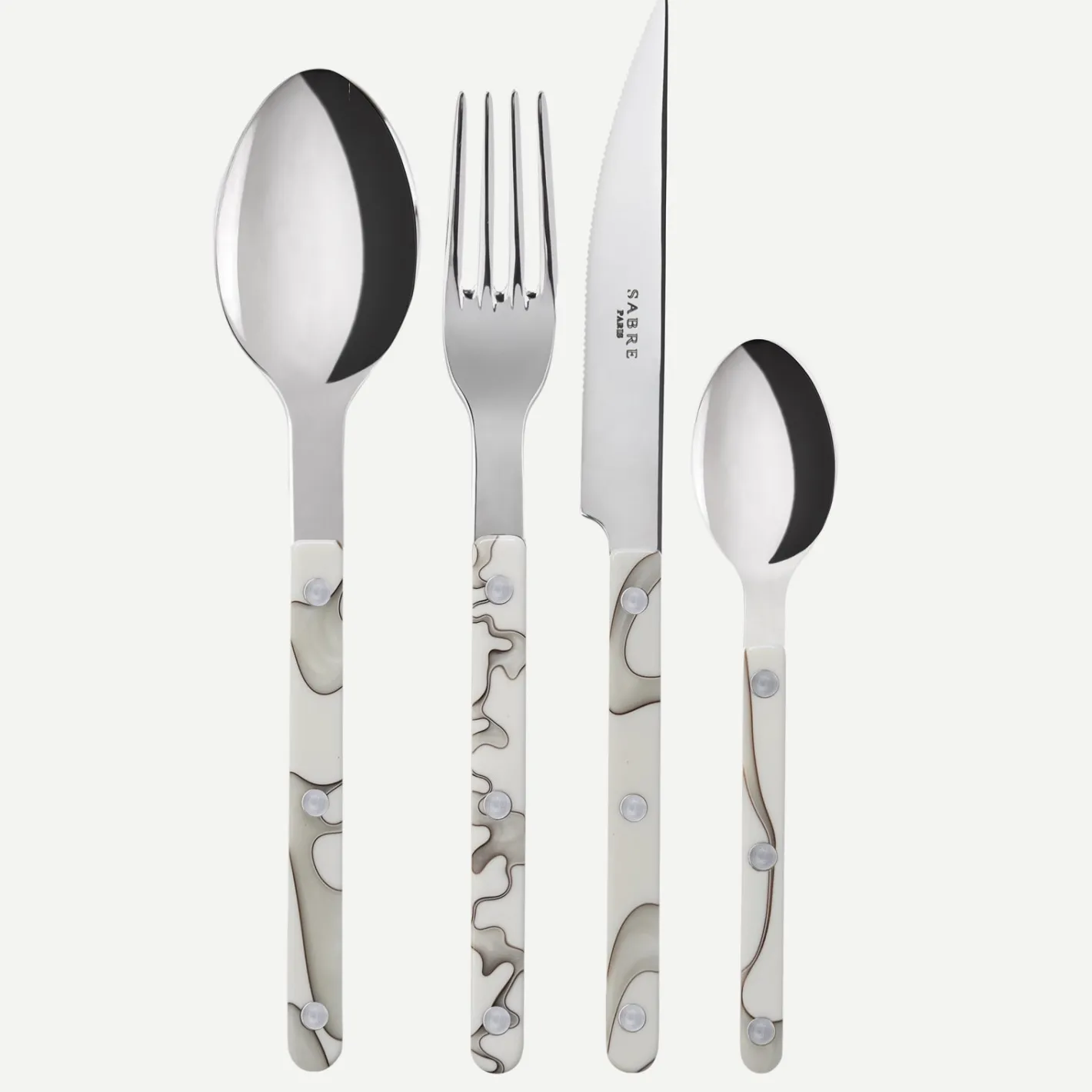 Sabre Paris Bistrot Dune, Dune Ivory | 48 Pieces Set