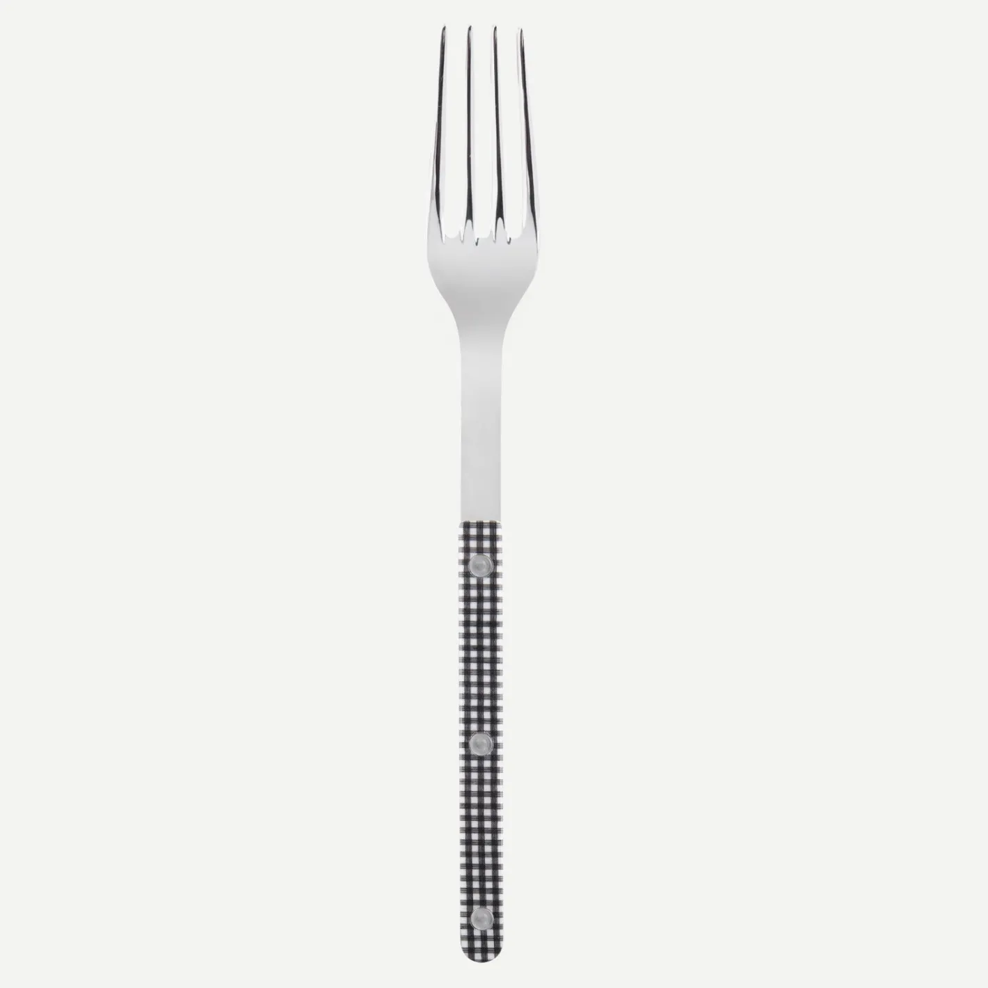 Sabre Paris Bistrot Gingham, Black | Serving Fork