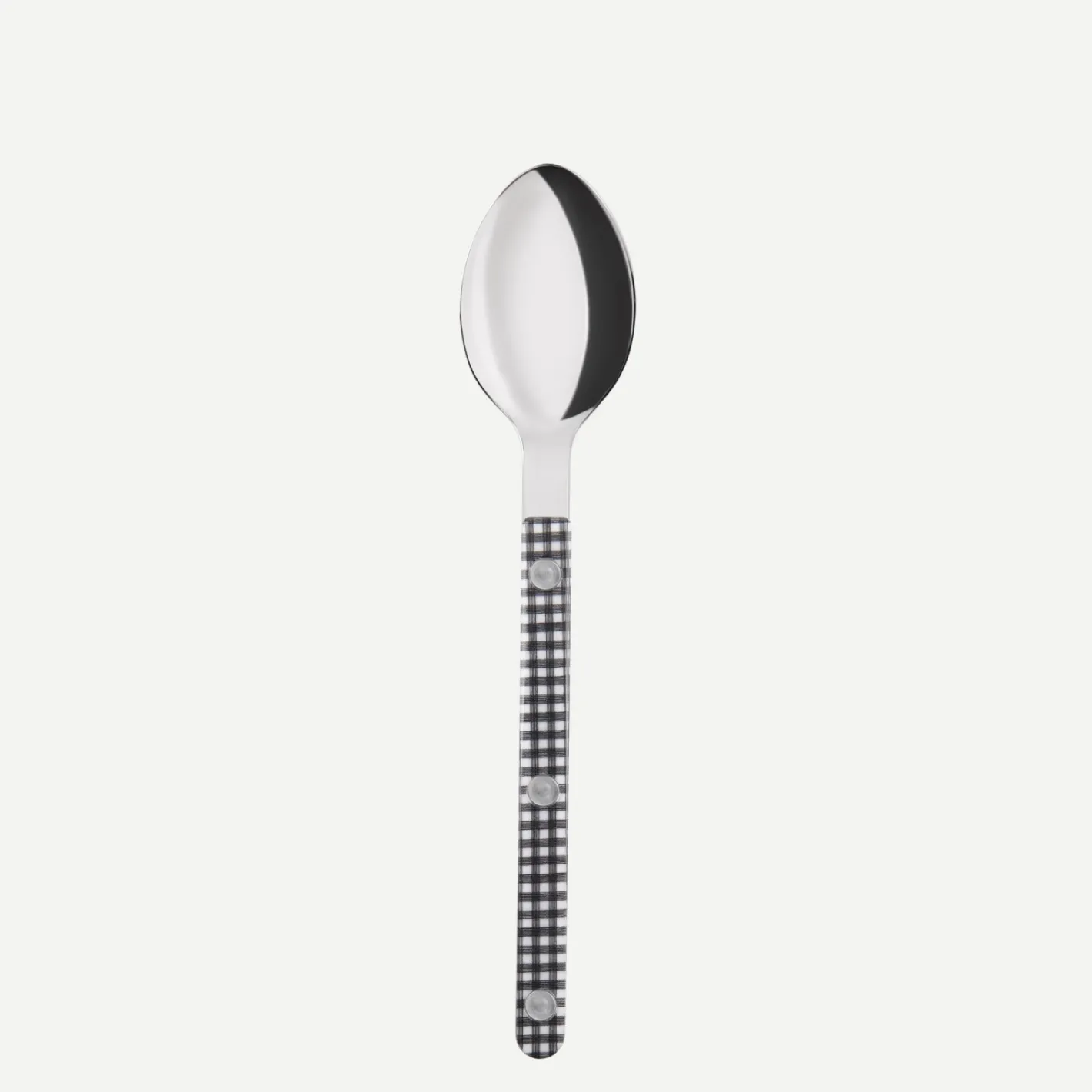 Sabre Paris Bistrot Gingham, Black | Dessert Spoon