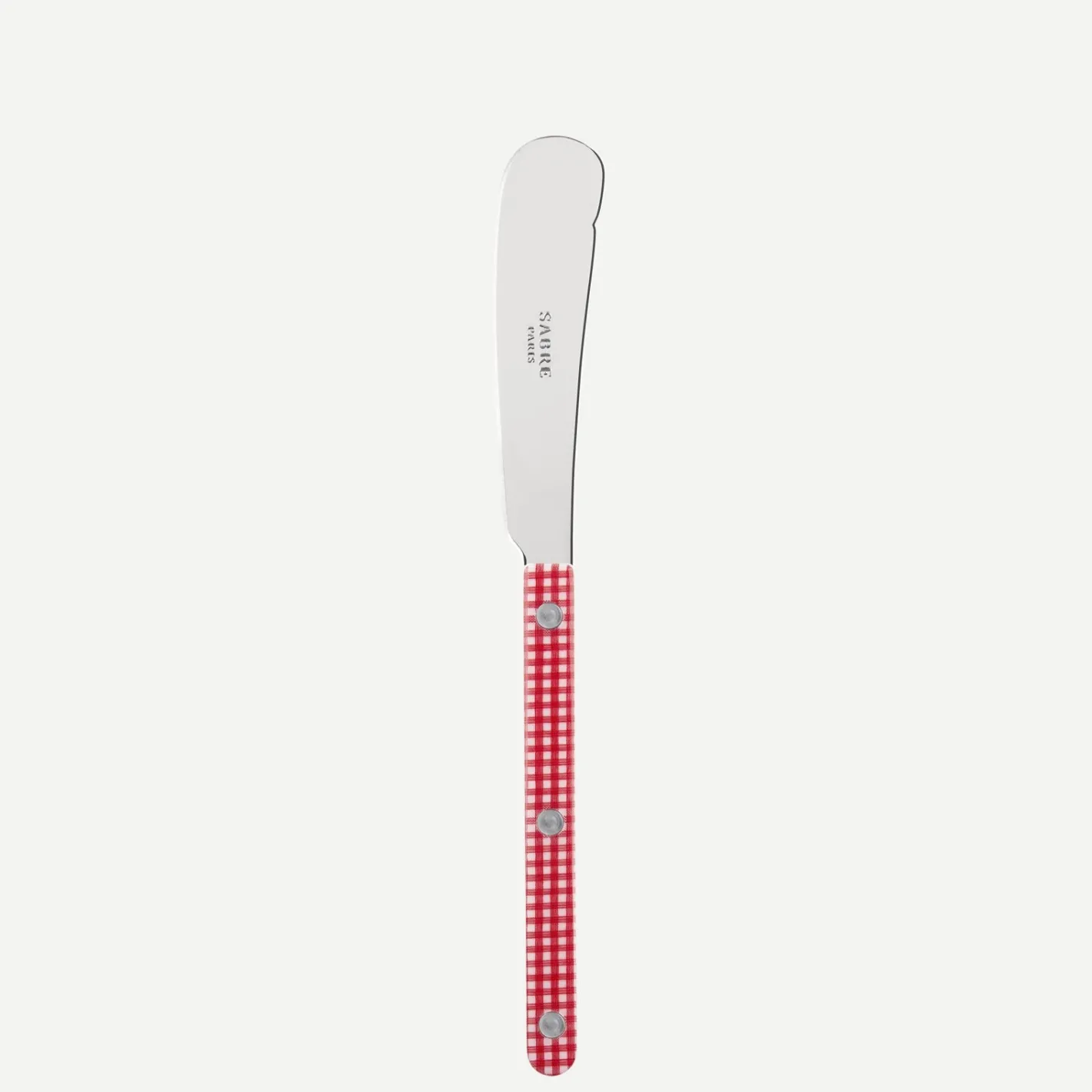 Sabre Paris Bistrot Gingham, Red | Butter Knife