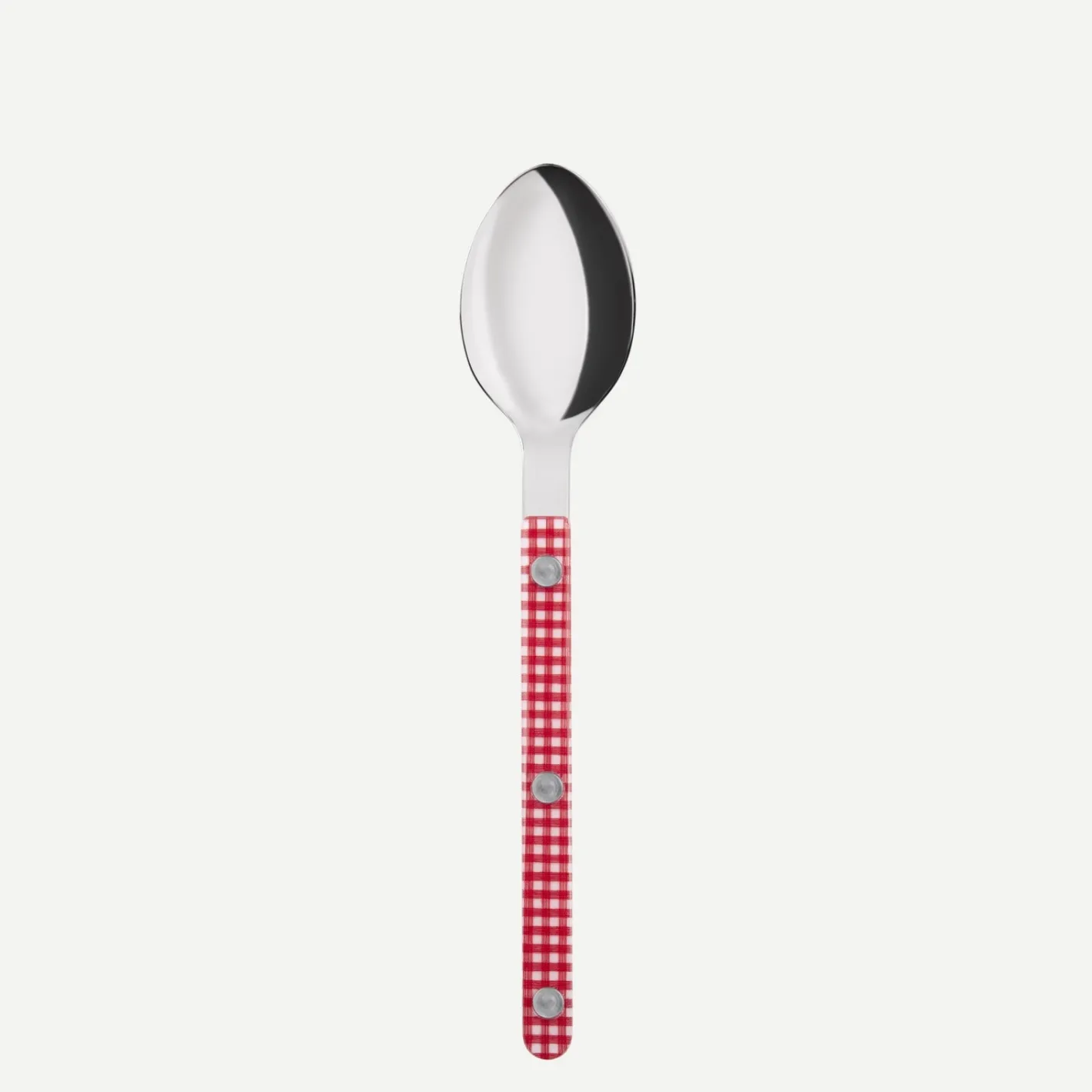 Sabre Paris Bistrot Gingham, Red | Dessert Spoon