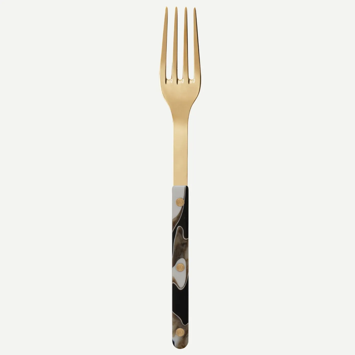 Sabre Paris Bistrot Gold Dune, Dune Black | Serving Fork