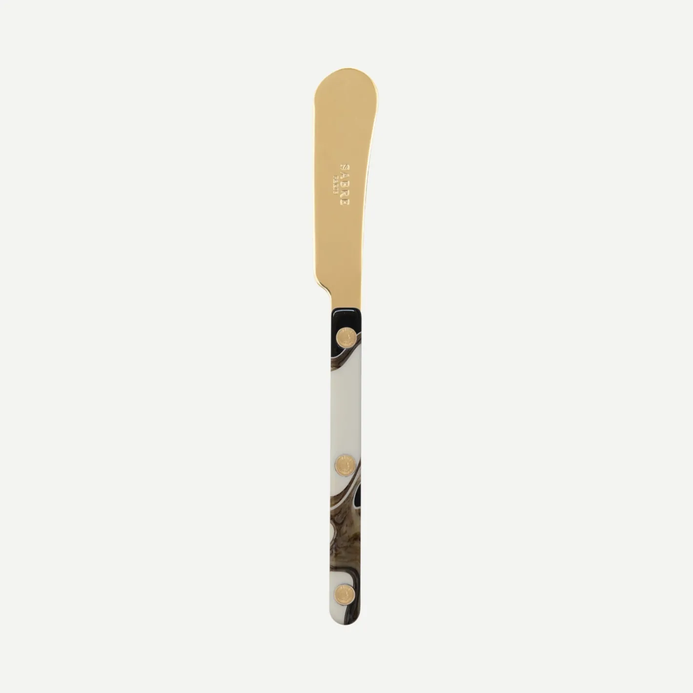 Sabre Paris Bistrot Gold Dune, Dune Black | Butter Spreader