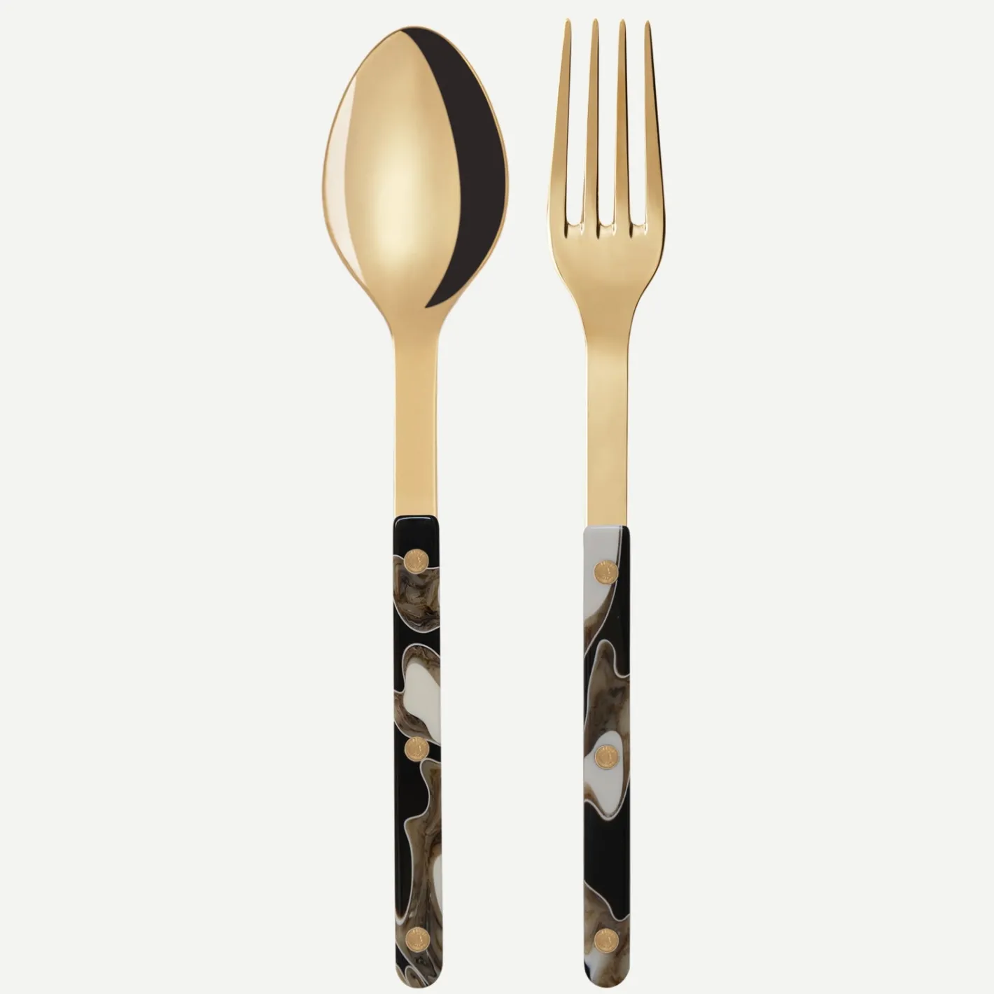 Sabre Paris Bistrot Gold Dune, Dune Black | Serving Set