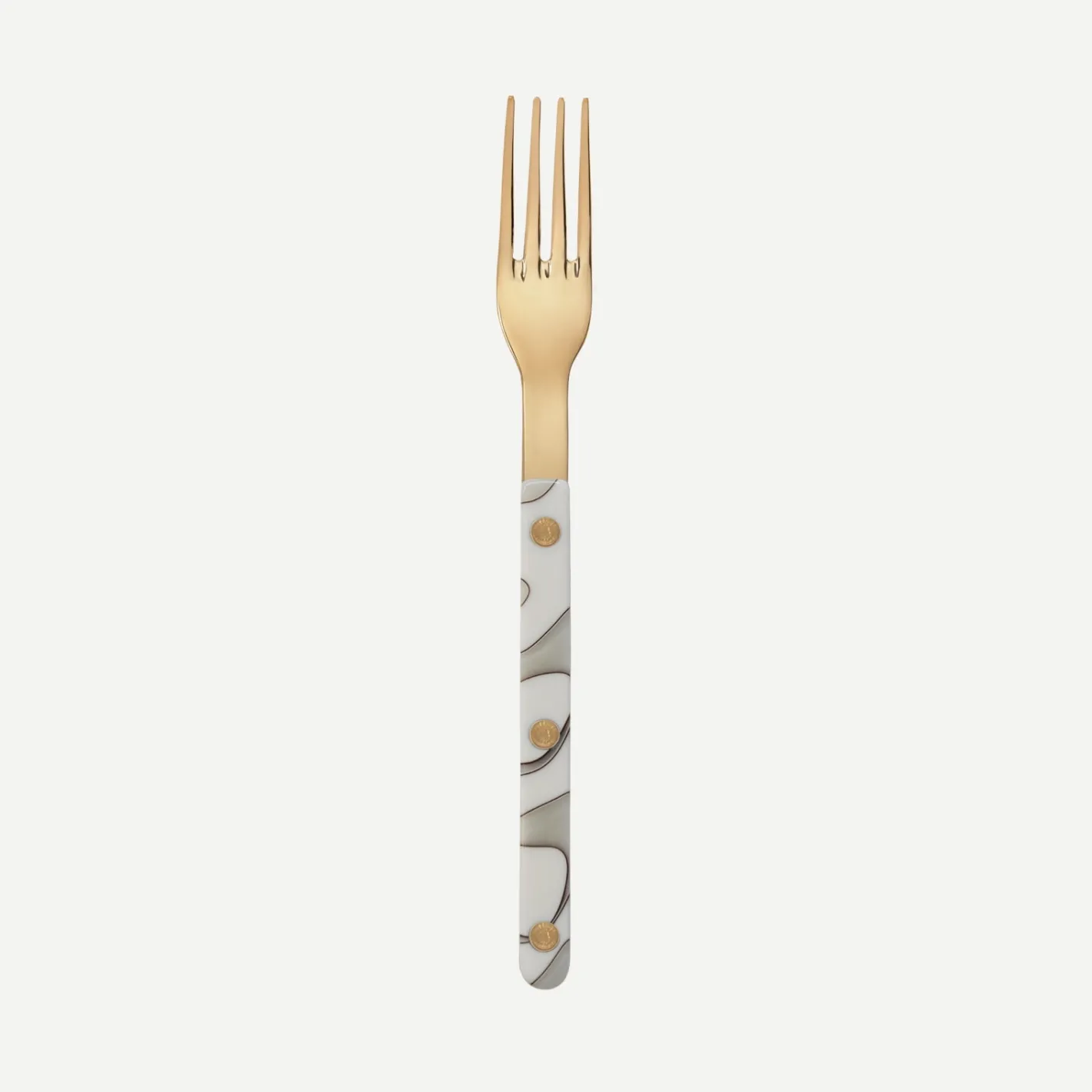 Sabre Paris Bistrot Gold Dune, Dune Ivory | Salad Fork