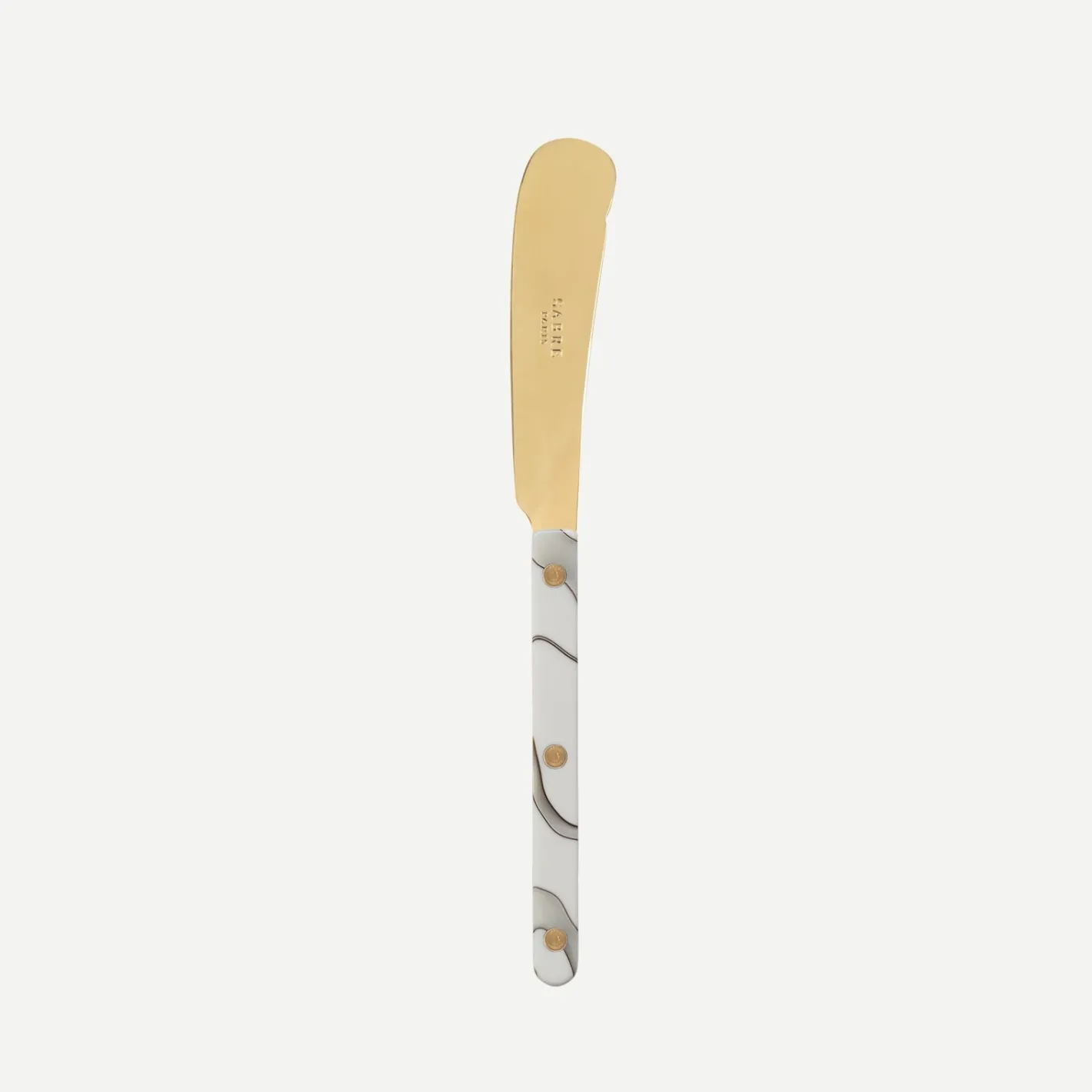 Sabre Paris Bistrot Gold Dune, Dune Ivory | Butter Knife