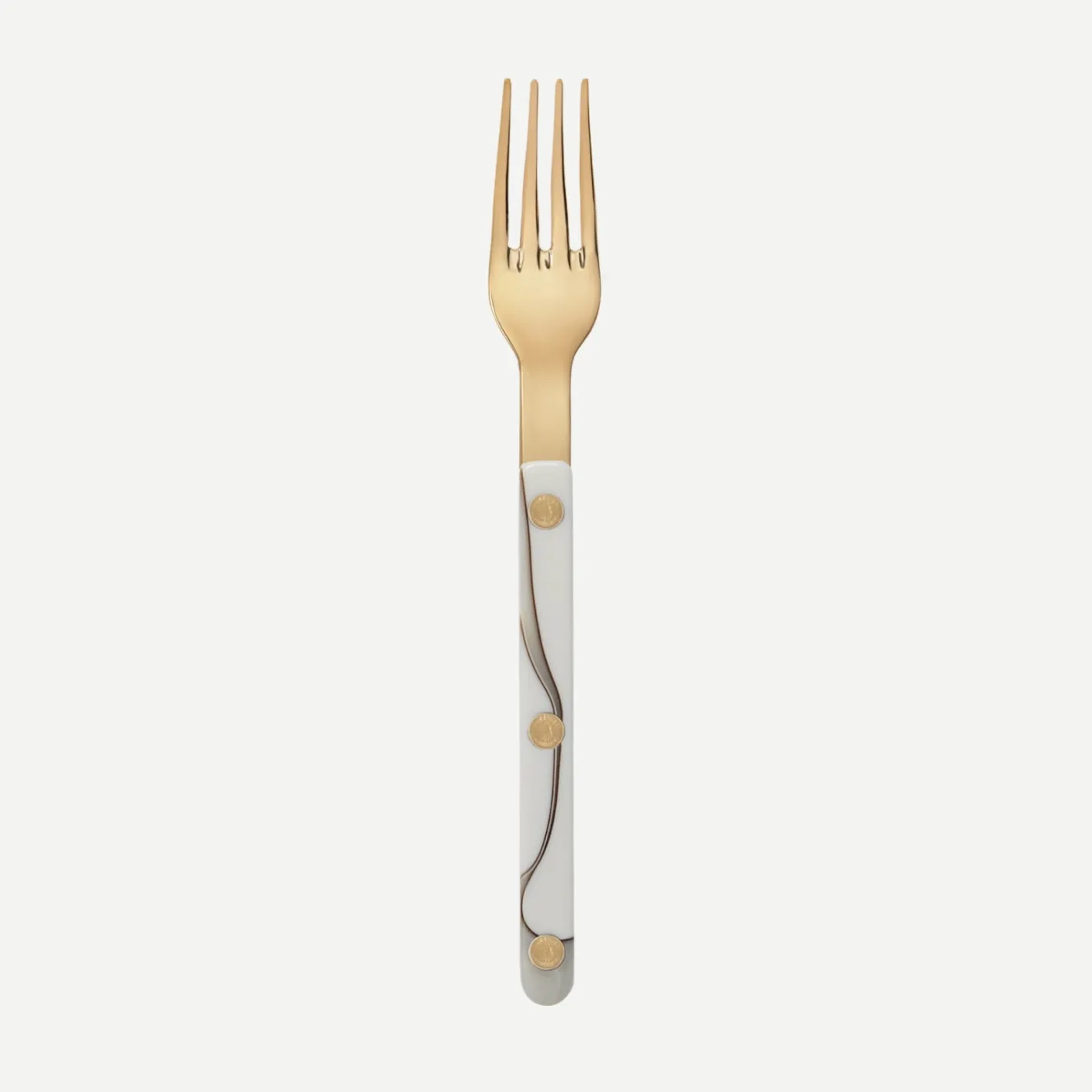 Sabre Paris Bistrot Gold Dune, Dune Ivory | Small Fork