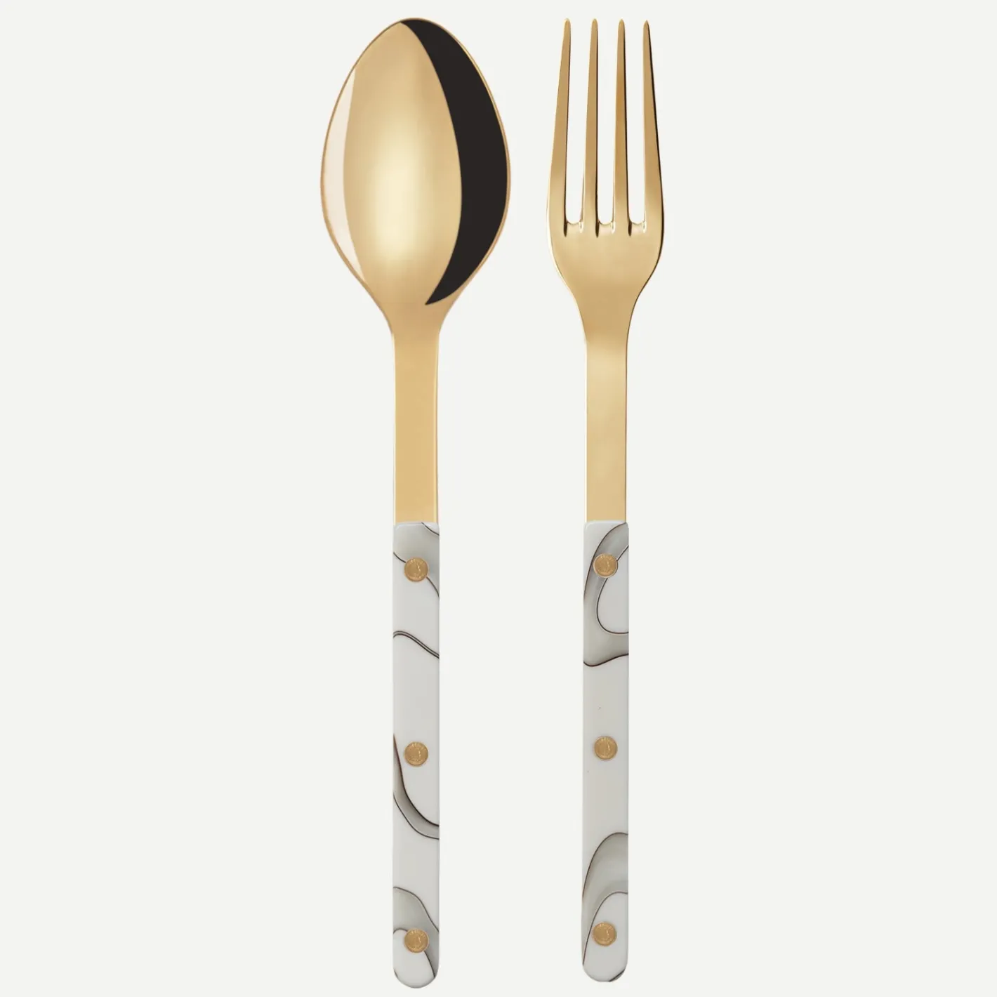 Sabre Paris Bistrot Gold Dune, Dune Ivory | Serving Set