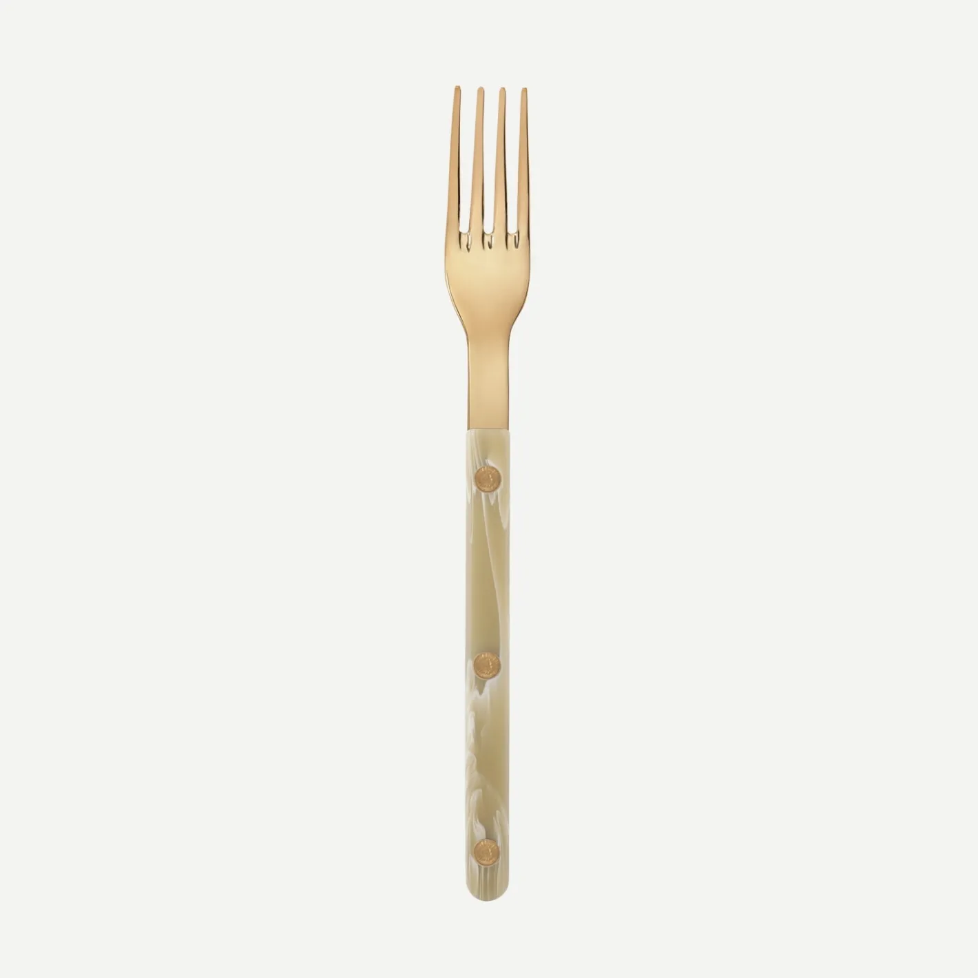 Sabre Paris Bistrot Gold Horn, Faux Horn | Salad Fork