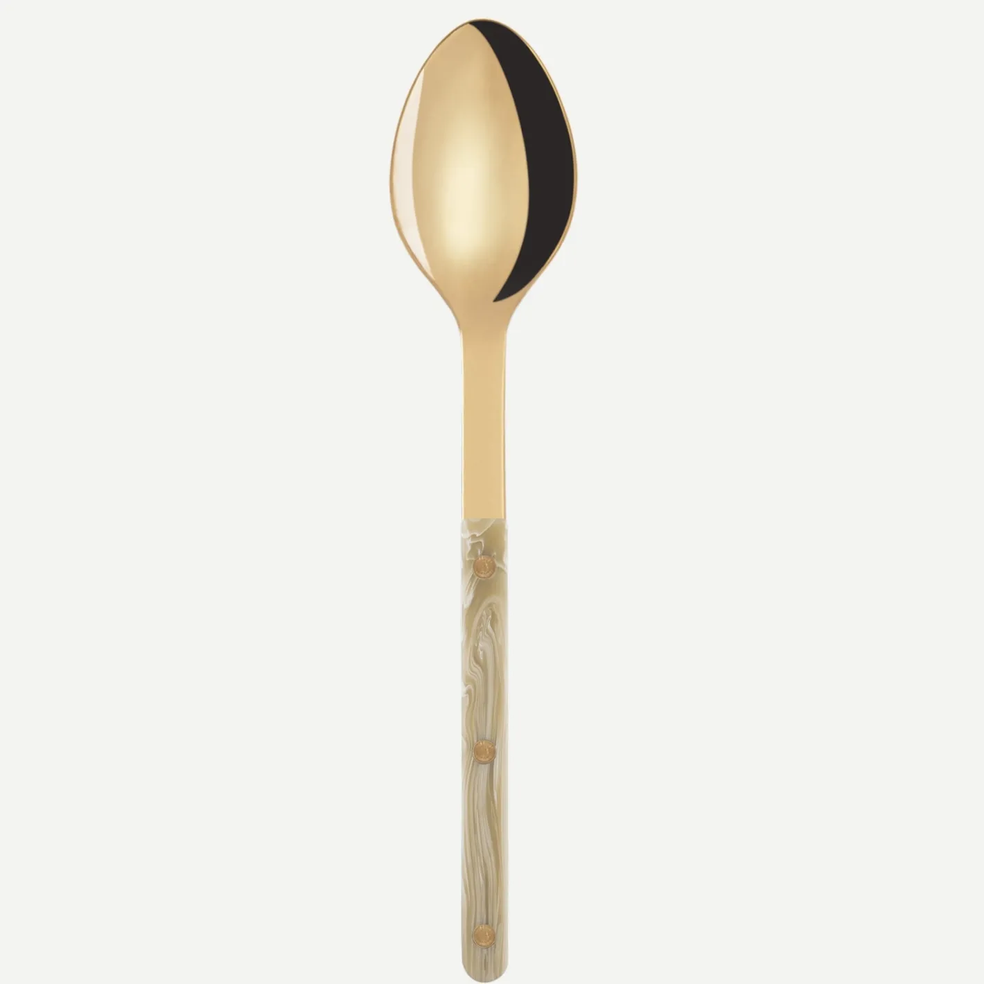 Sabre Paris Bistrot Gold Horn, Faux Horn | Serving Spoon