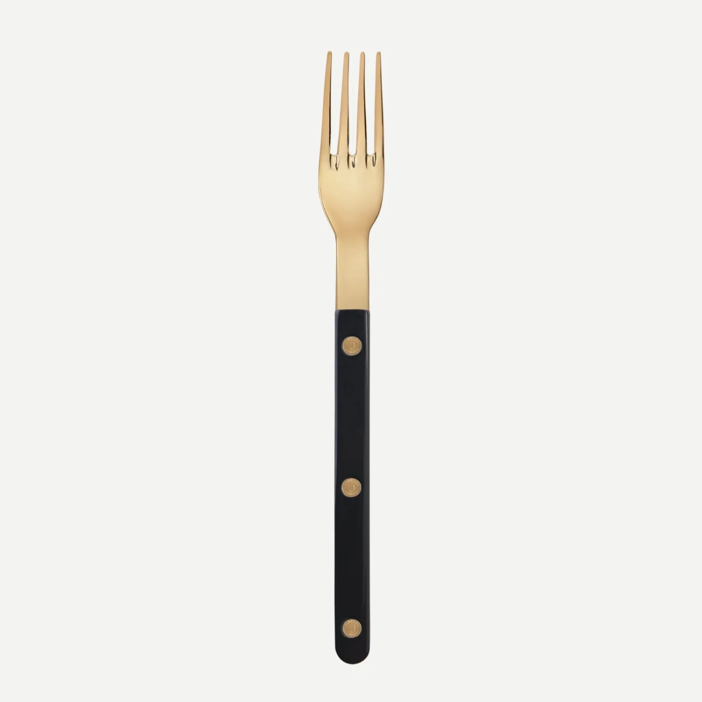 Sabre Paris Bistrot Gold Solid, Black | Dinner Fork