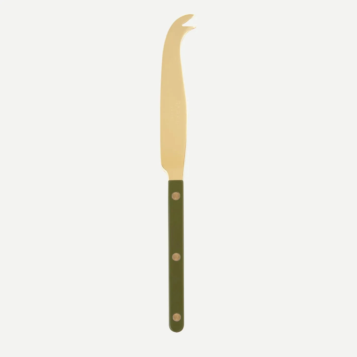 Sabre Paris Bistrot Gold Solid, Green fern | Cheese Knife