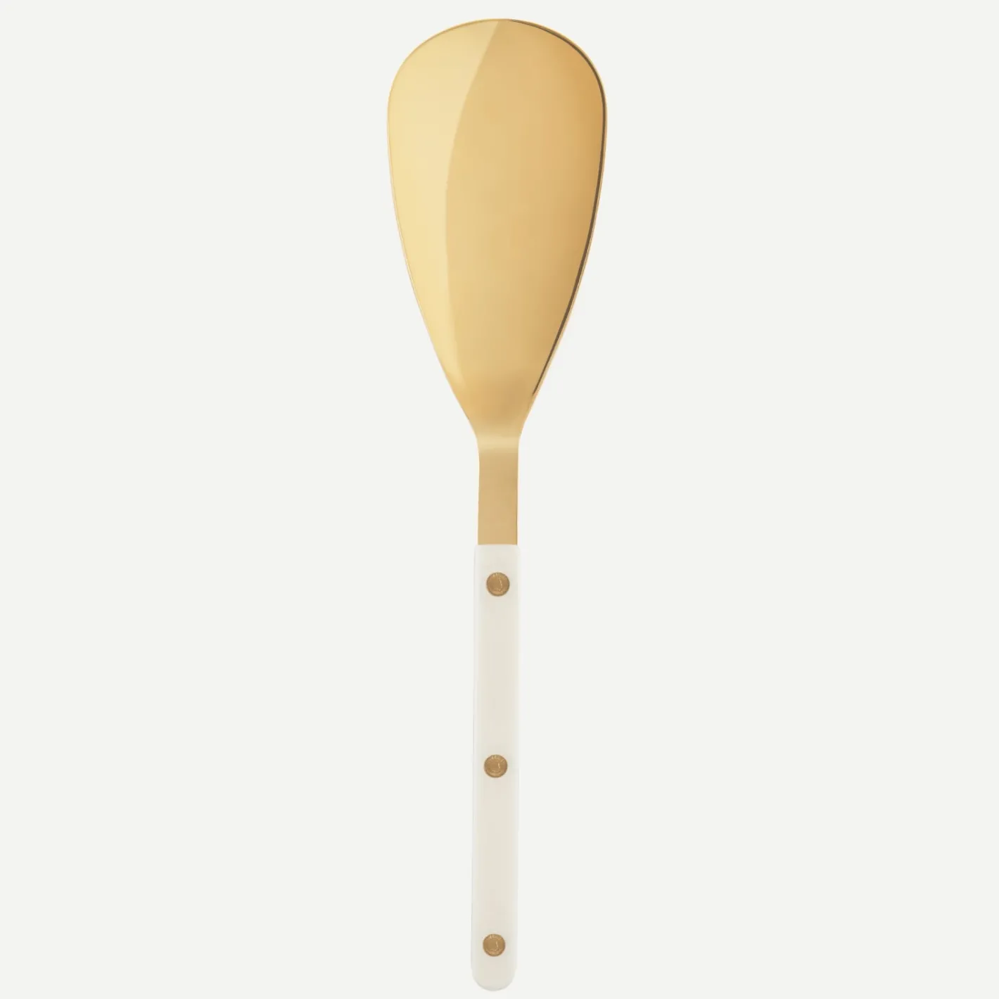 Sabre Paris Bistrot Gold Solid, Ivory | Rice Spoon