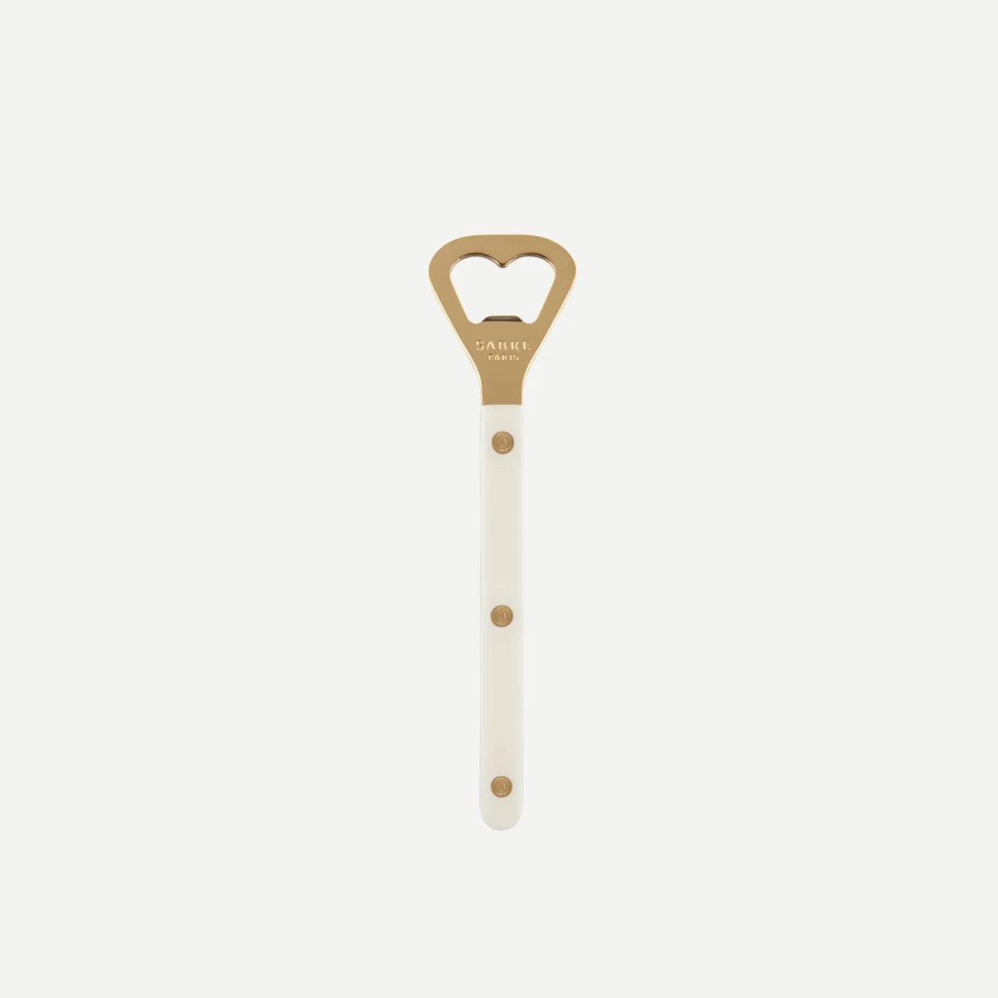 Sabre Paris Bistrot Gold Solid, Ivory | Bottle Opener