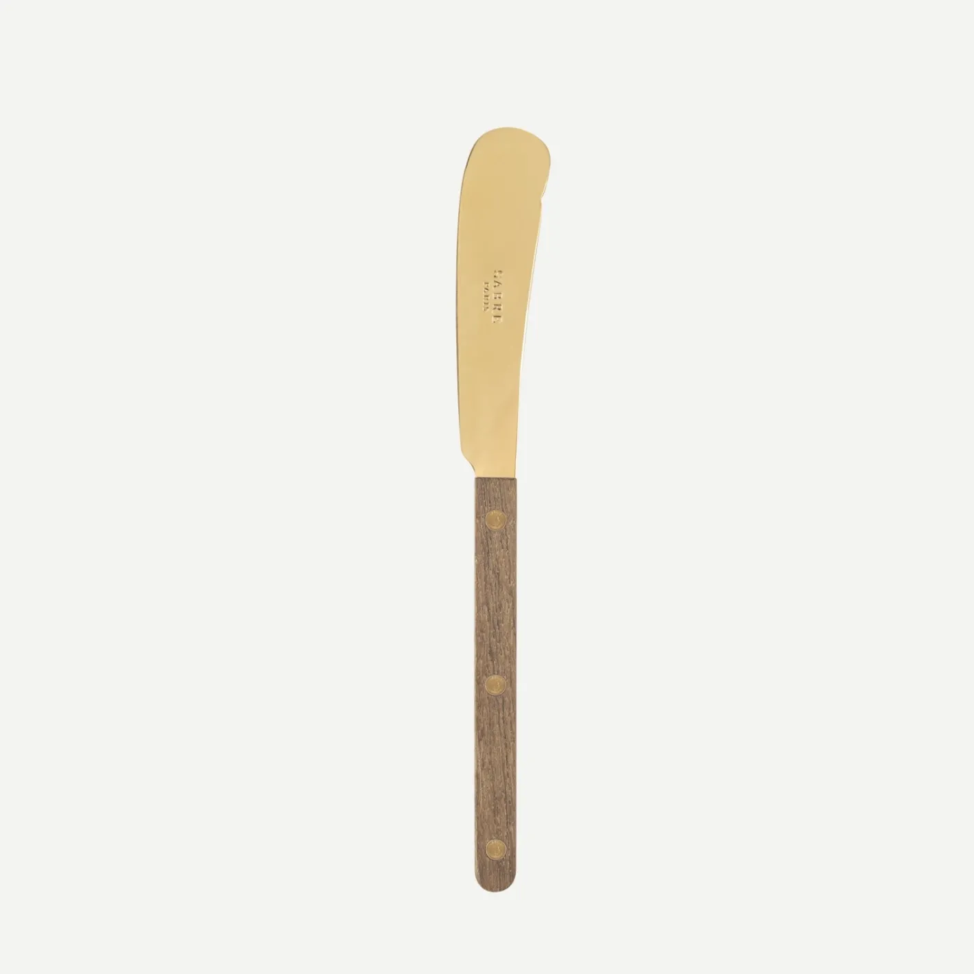 Sabre Paris Bistrot Gold Teak, Teak | Butter Knife