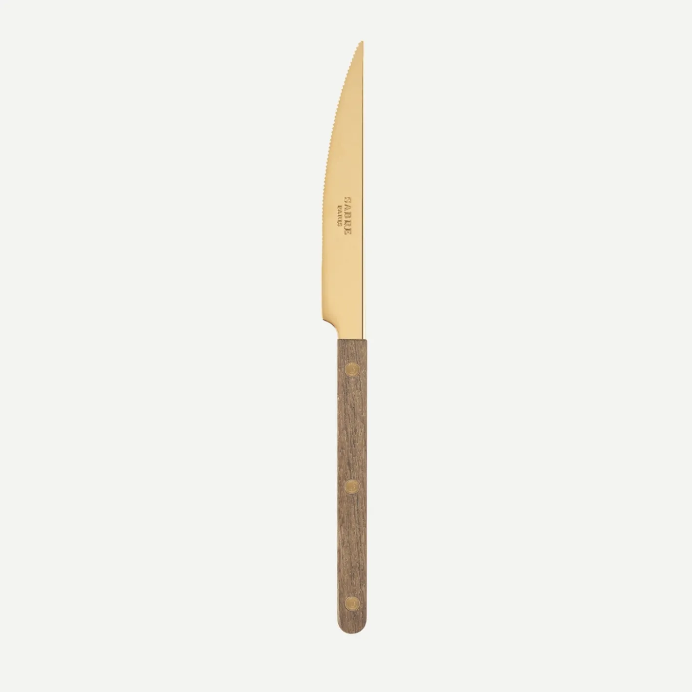 Sabre Paris Bistrot Gold Teak, Teak | Dinner Knife