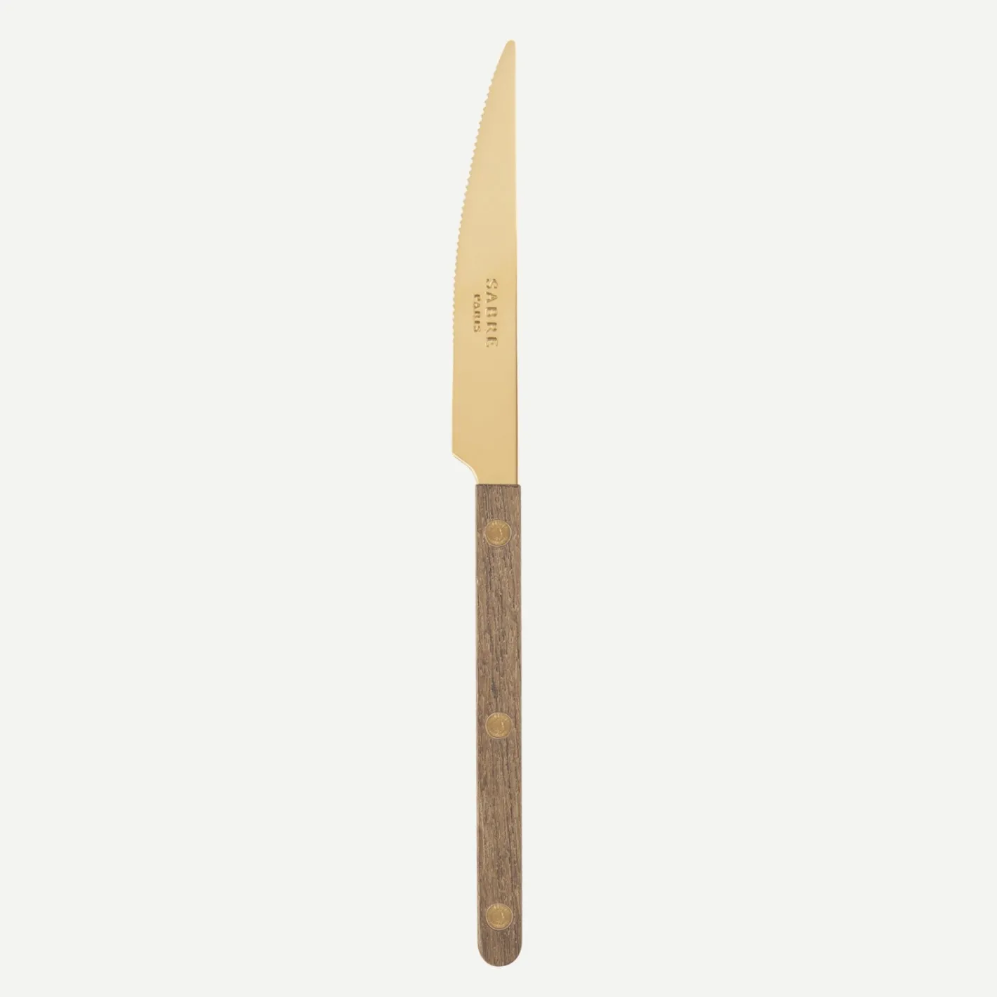 Sabre Paris Bistrot Gold Teak, Teak | Dessert Knife