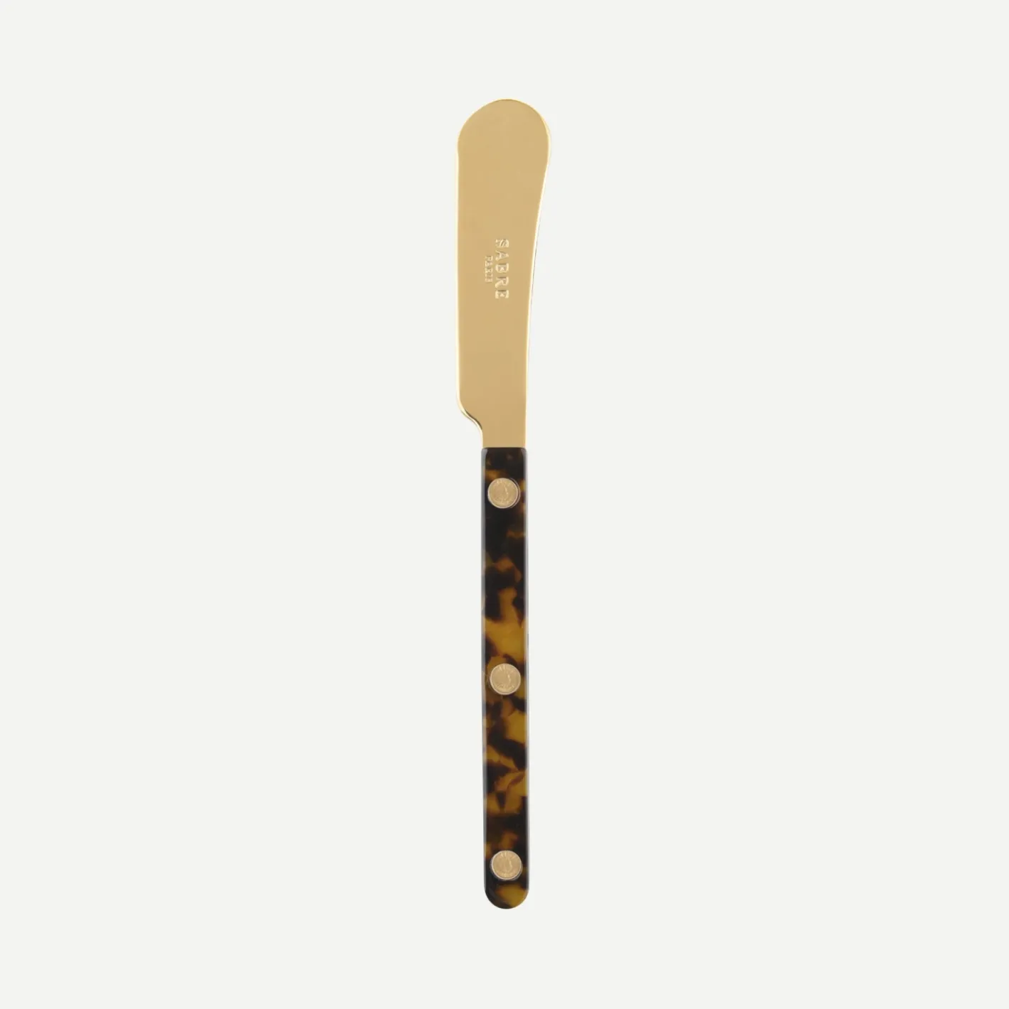 Sabre Paris Bistrot Gold Tortoise, Faux Tortoise | Butter Spreader