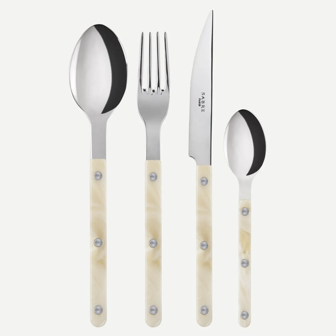 Sabre Paris Bistrot Horn, Faux Horn | 24 Pieces Set