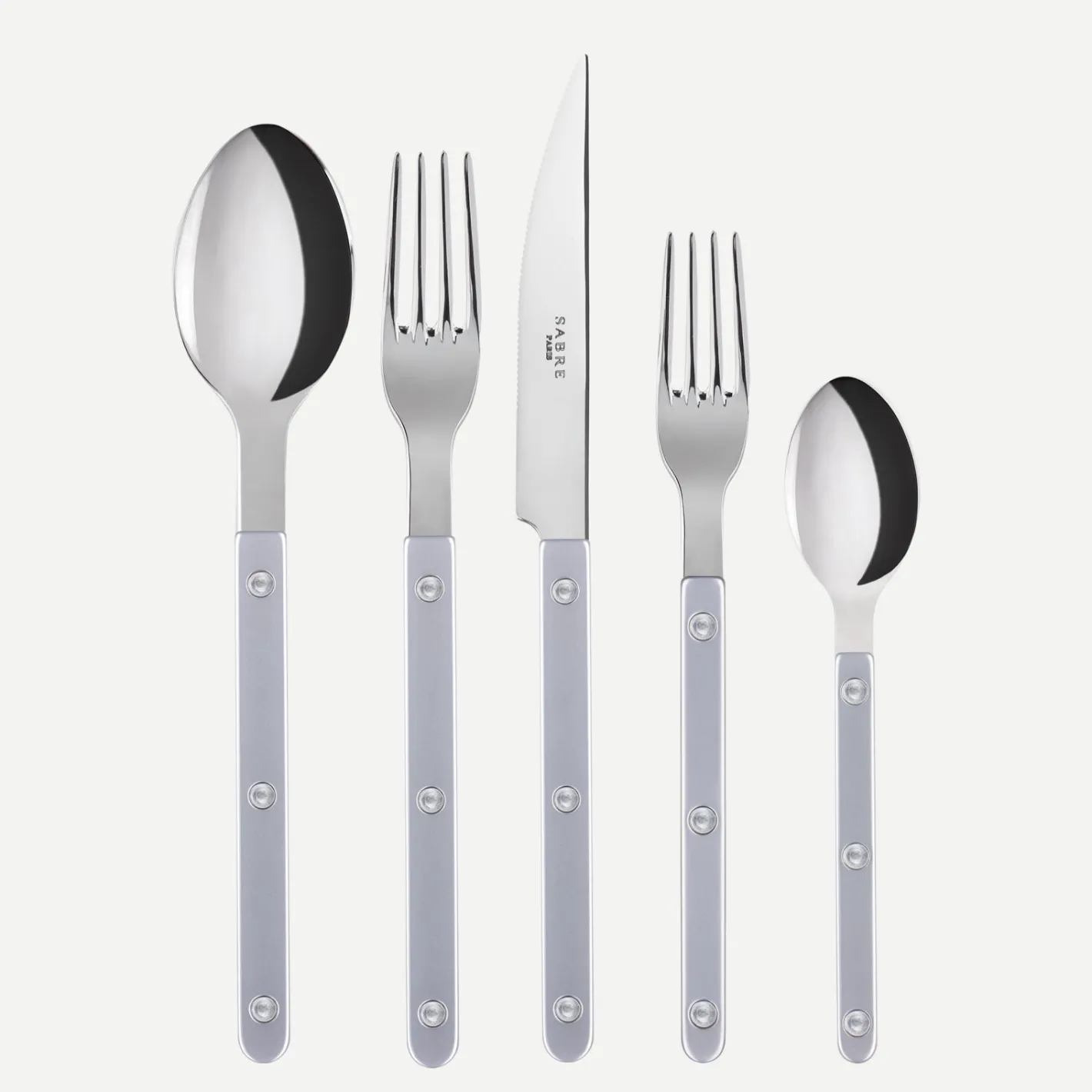 Sabre Paris Bistrot Pearly, Grey | Set Of 5 Pieces