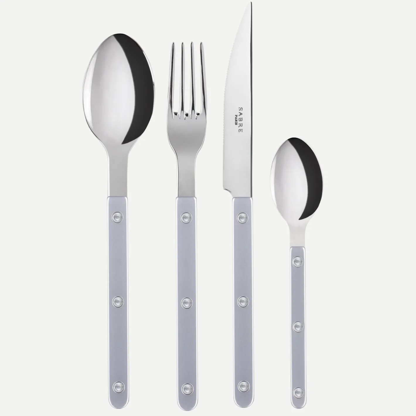 Sabre Paris Bistrot Pearly, Grey | 24 Pieces Set
