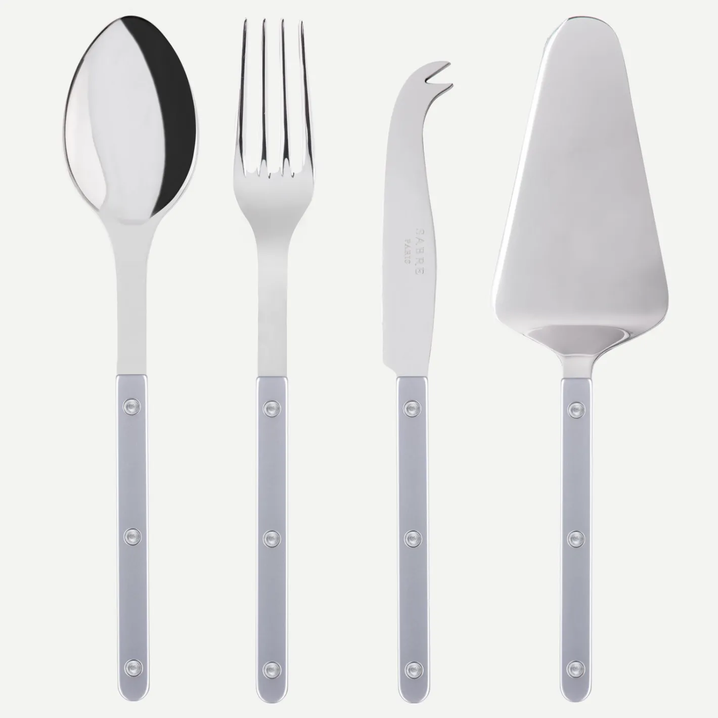 Sabre Paris Bistrot Pearly, Grey | Set Of 4 Must-have Serving Pieces