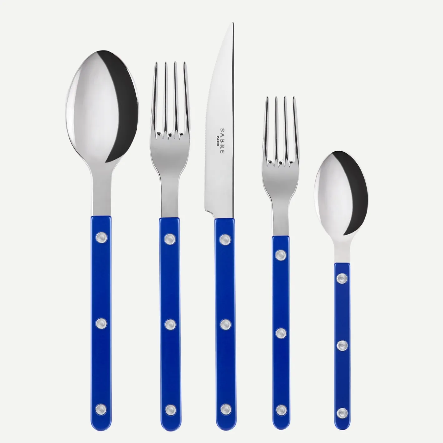 Sabre Paris Bistrot Pearly, Lapis blue | 20 Pieces Set