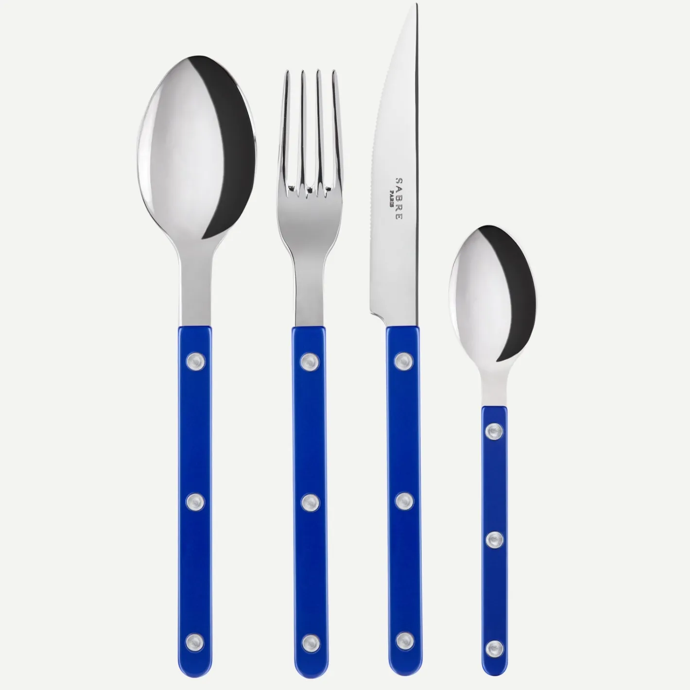 Sabre Paris Bistrot Pearly, Lapis blue | 24 Pieces Set