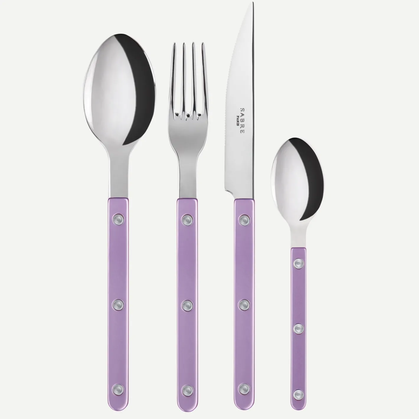 Sabre Paris Bistrot Pearly, Lilac | 24 Pieces Set