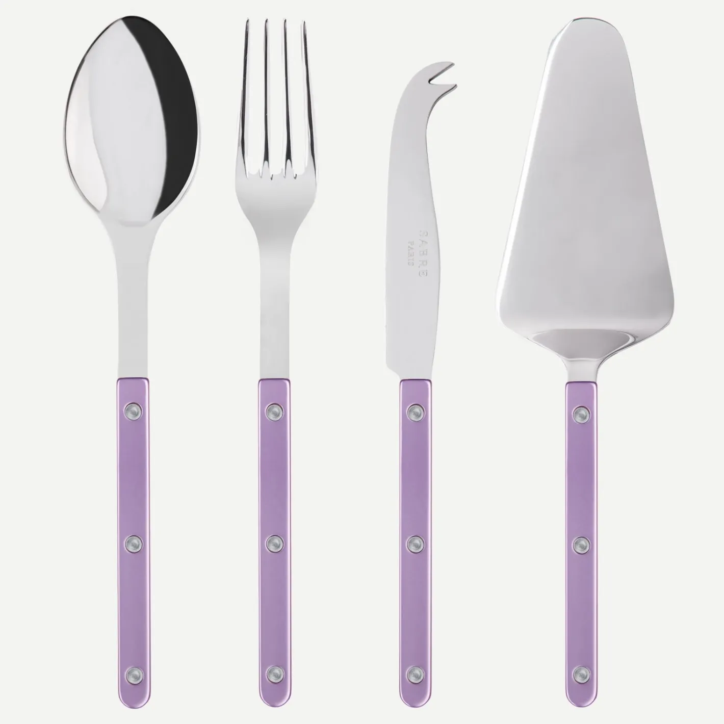 Sabre Paris Bistrot Pearly, Lilac | Set Of 4 Must-have Serving Pieces