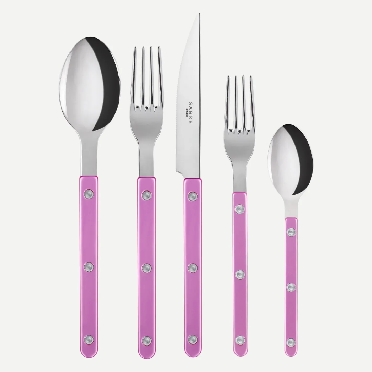 Sabre Paris Bistrot Pearly, Pink | Set Of 5 Pieces