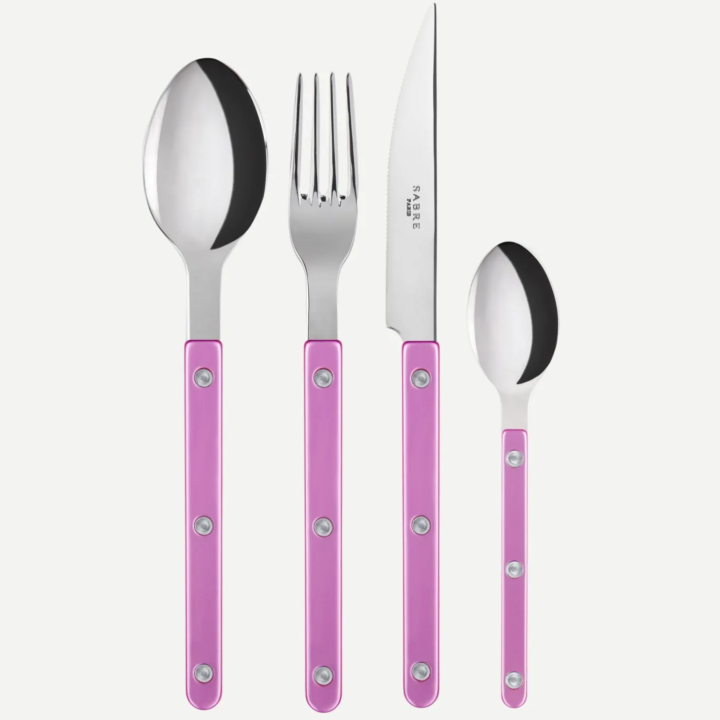 Sabre Paris Bistrot Pearly, Pink | 24 Pieces Set