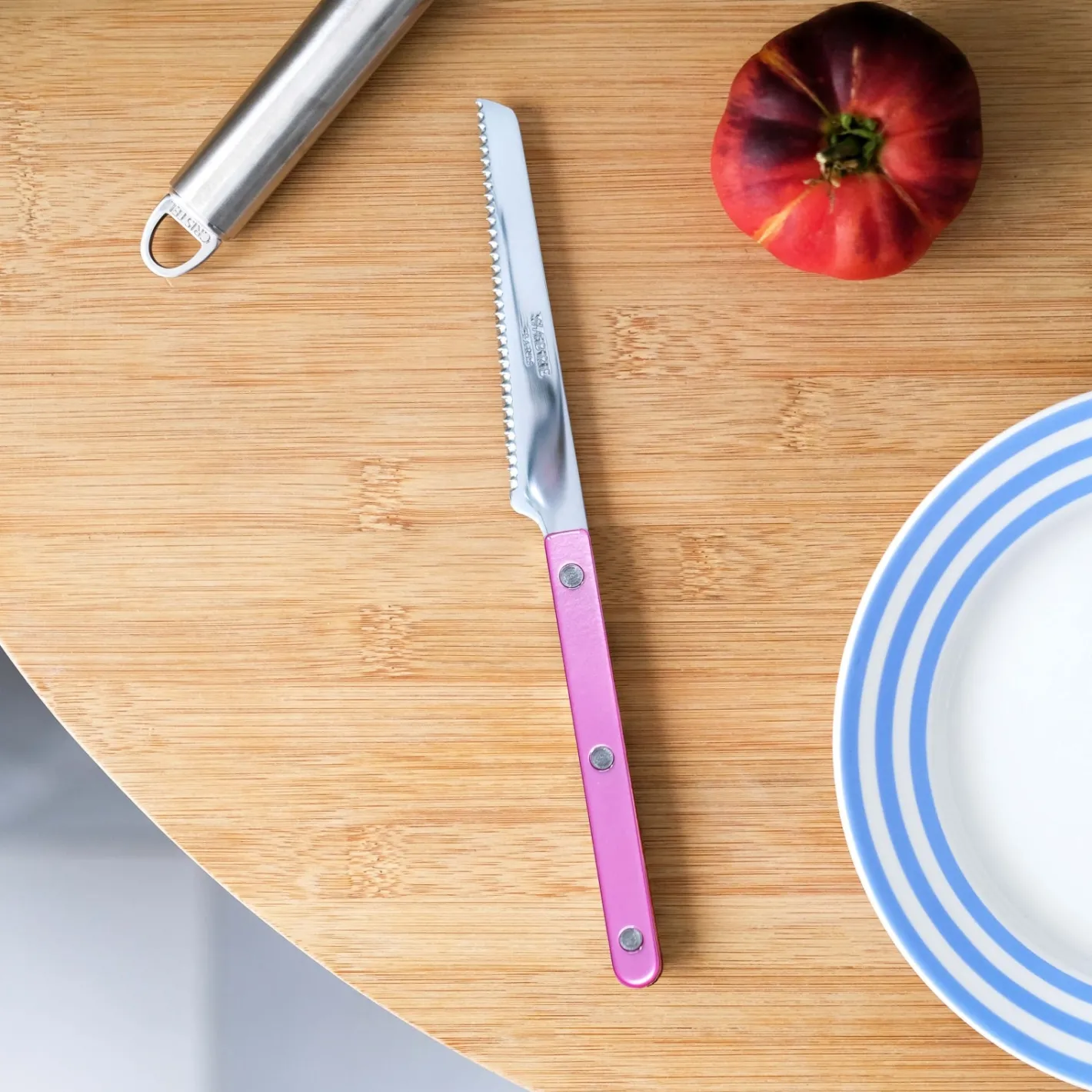 Sabre Paris Bistrot Pearly, Pink | Tomato Knife