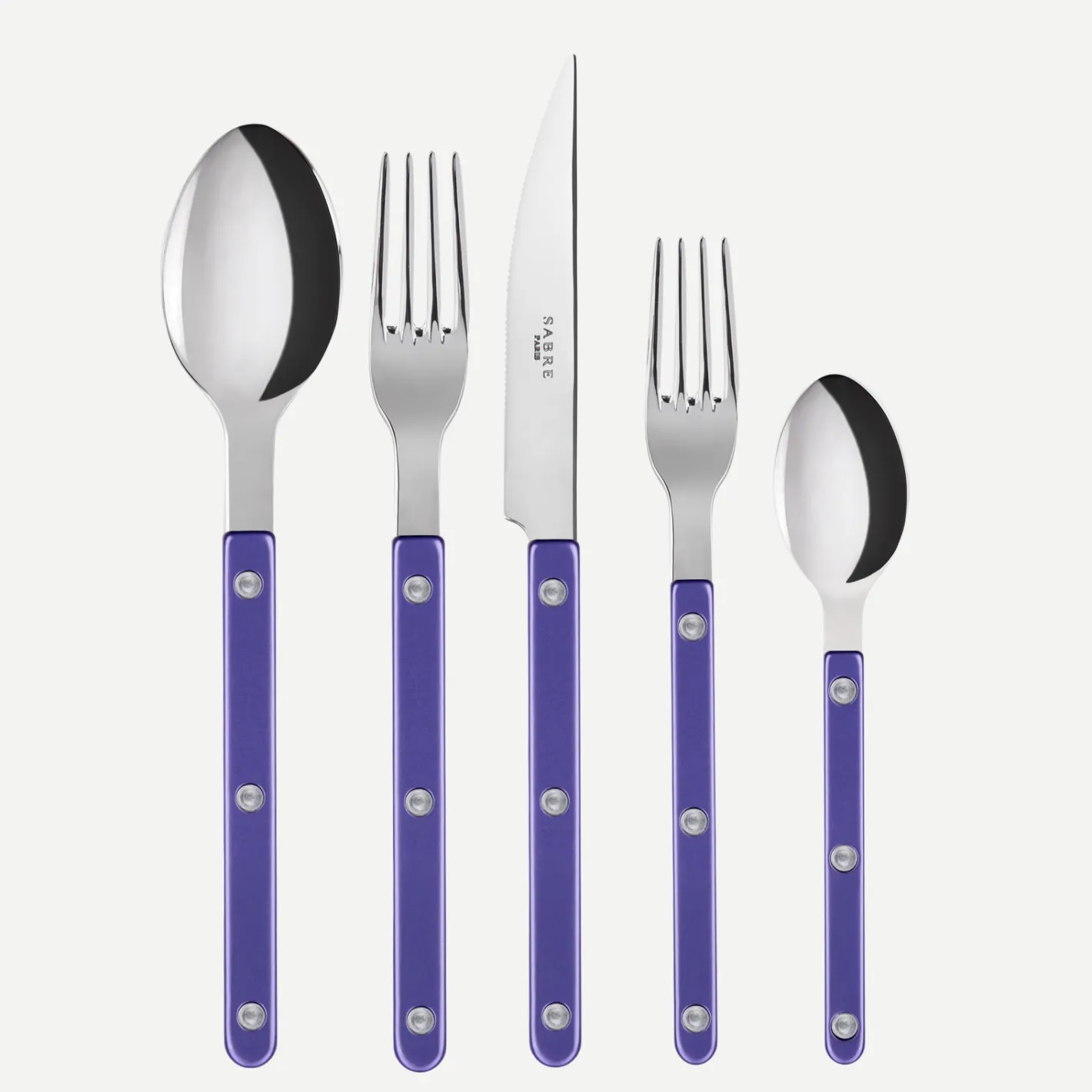 Sabre Paris Bistrot Pearly, Purple | Set Of 5 Pieces