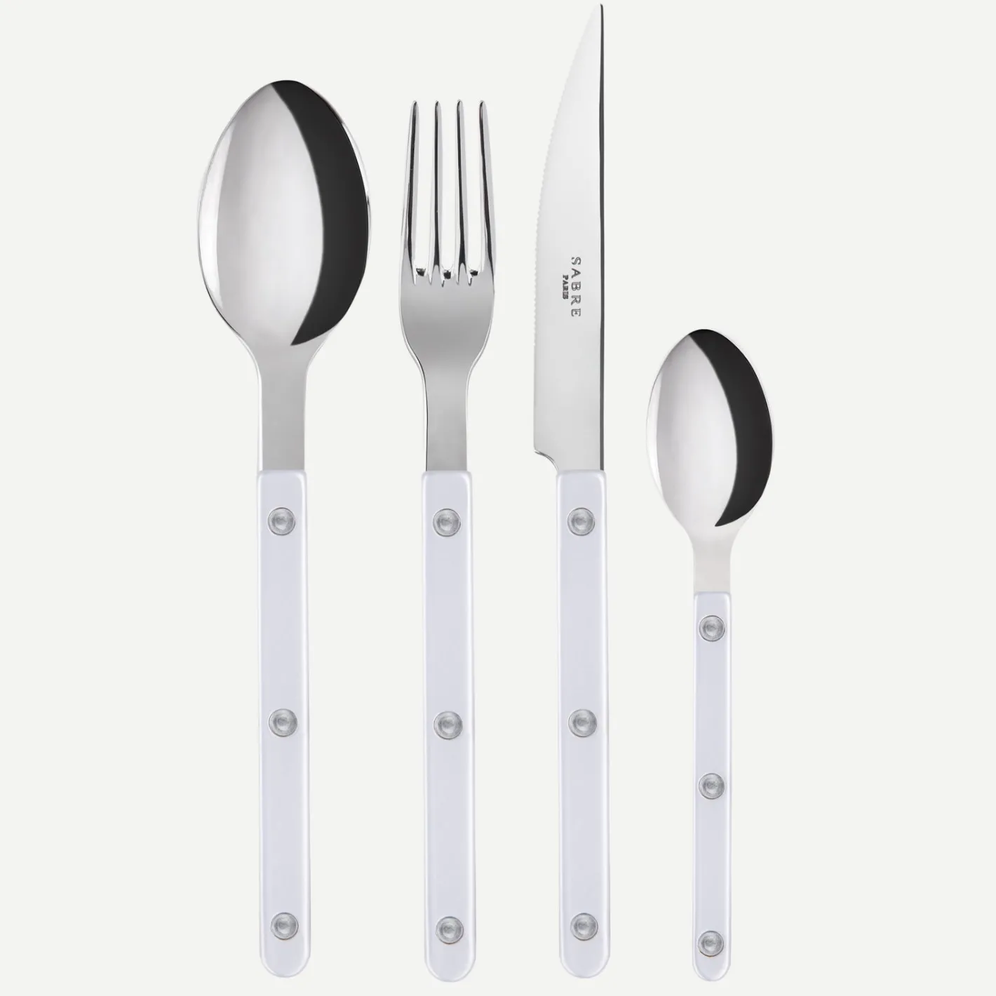 Sabre Paris Bistrot Pearly, White | 24 Pieces Set