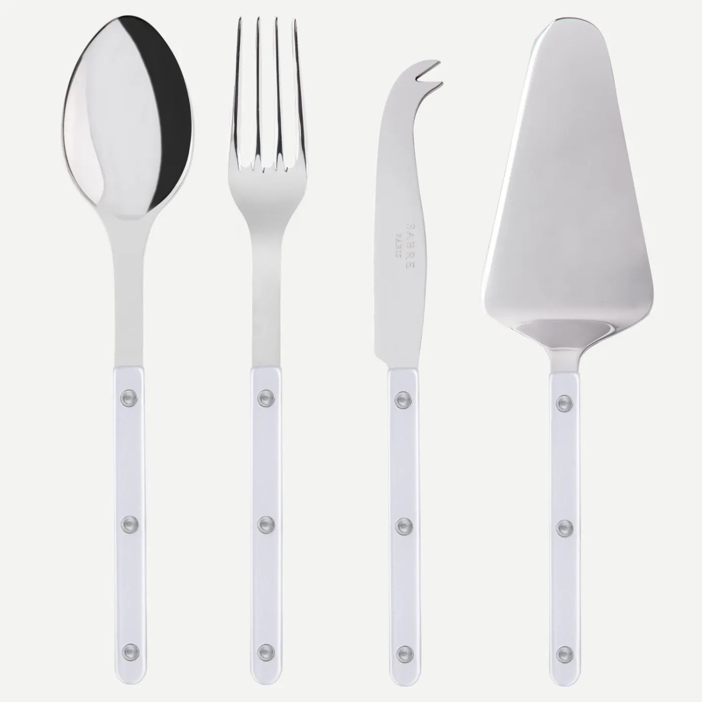 Sabre Paris Bistrot Pearly, White | Set Of 4 Must-have Serving Pieces