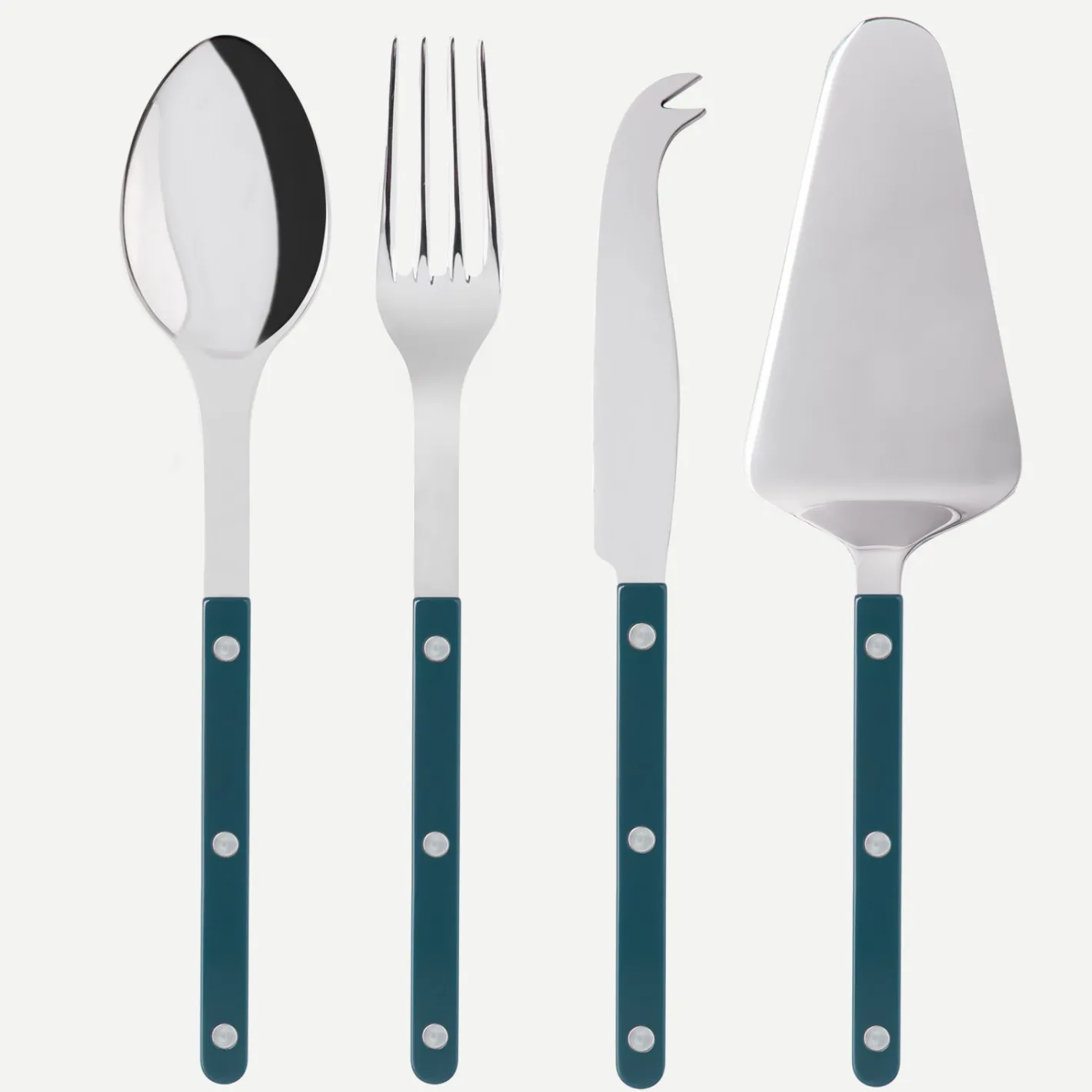 Sabre Paris Bistrot Solid, Aquamarine | Set Of 4 Must-have Serving Pieces