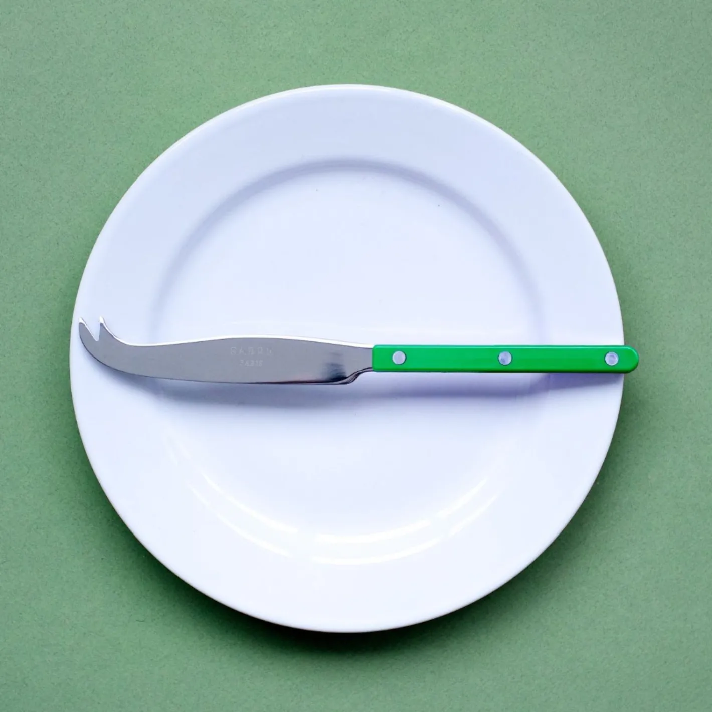 Sabre Paris Bistrot Solid, Garden green | Cheese Knife