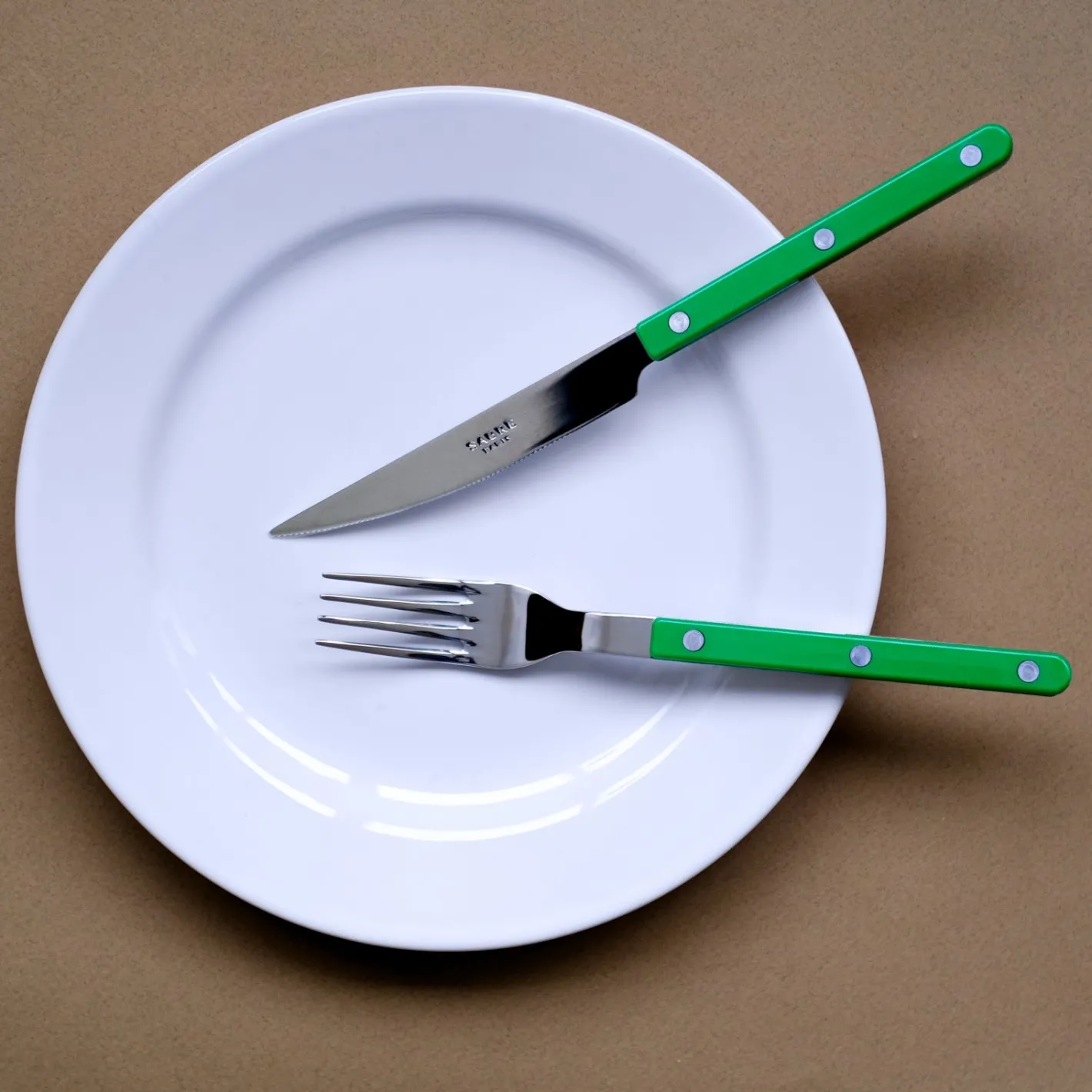 Sabre Paris Bistrot Solid, Garden green | Dinner Fork
