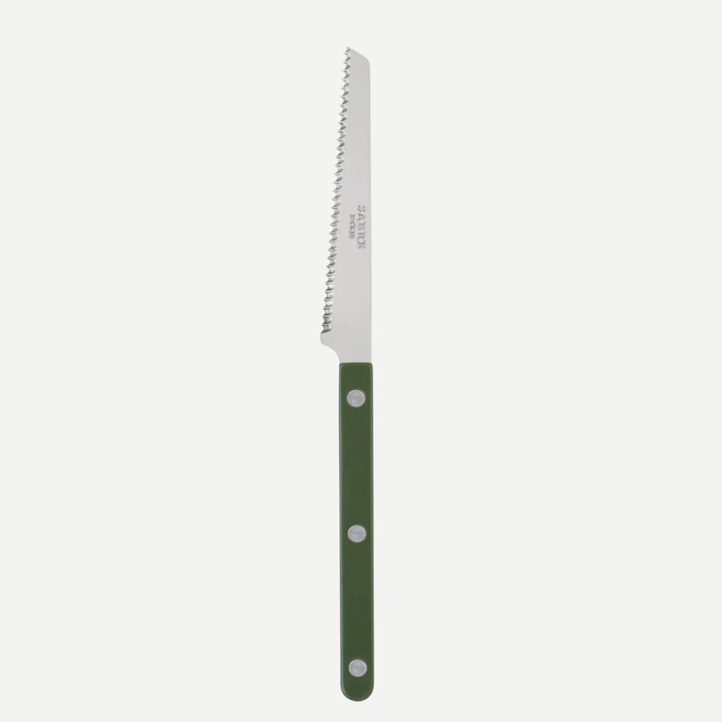 Sabre Paris Bistrot Solid, Green | Set Of 5 Pieces | Tomato Knife