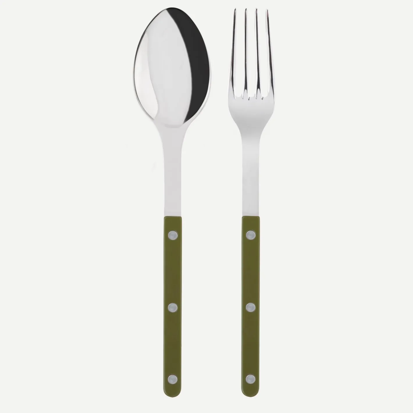 Sabre Paris Bistrot Solid, Green fern | Serving Set