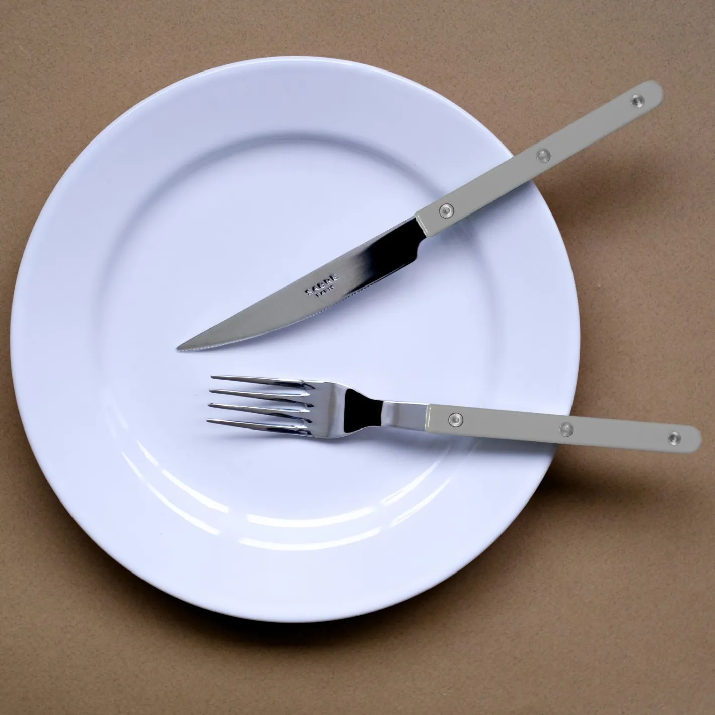 Sabre Paris Bistrot Solid, Grey | Dinner Fork