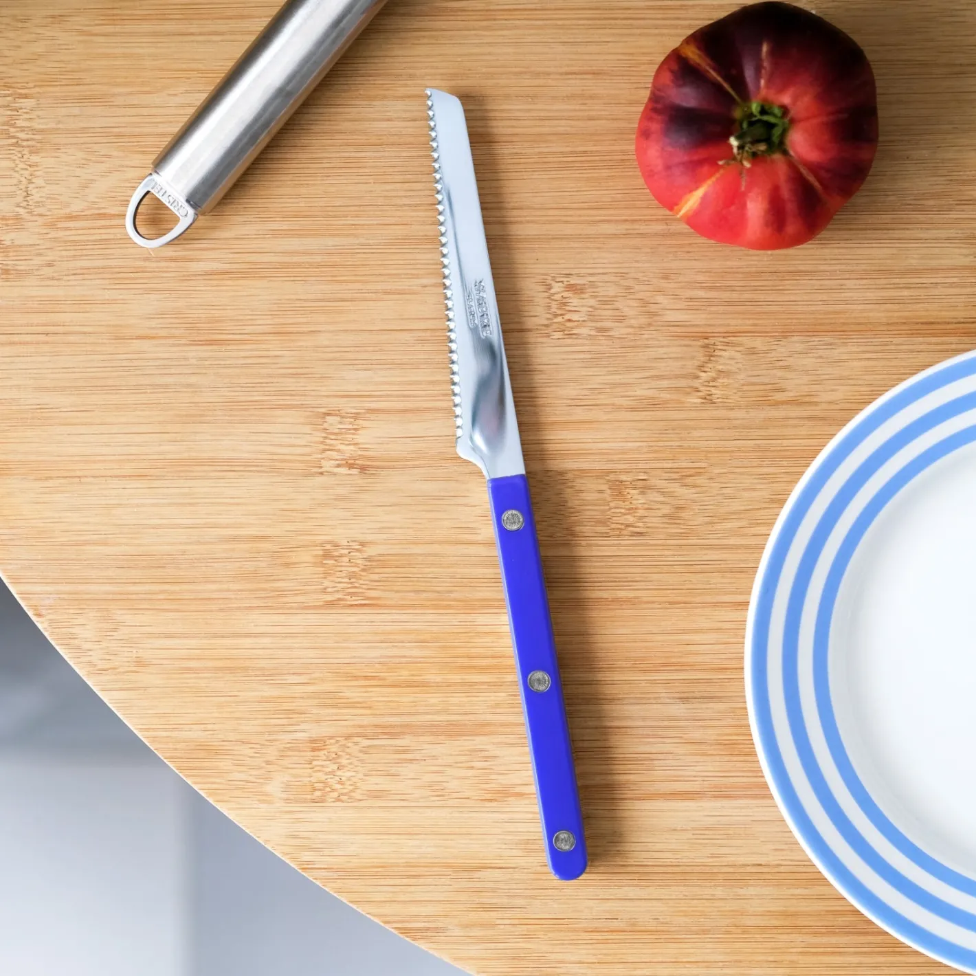 Sabre Paris Bistrot Solid, Lapis blue | Tomato Knife