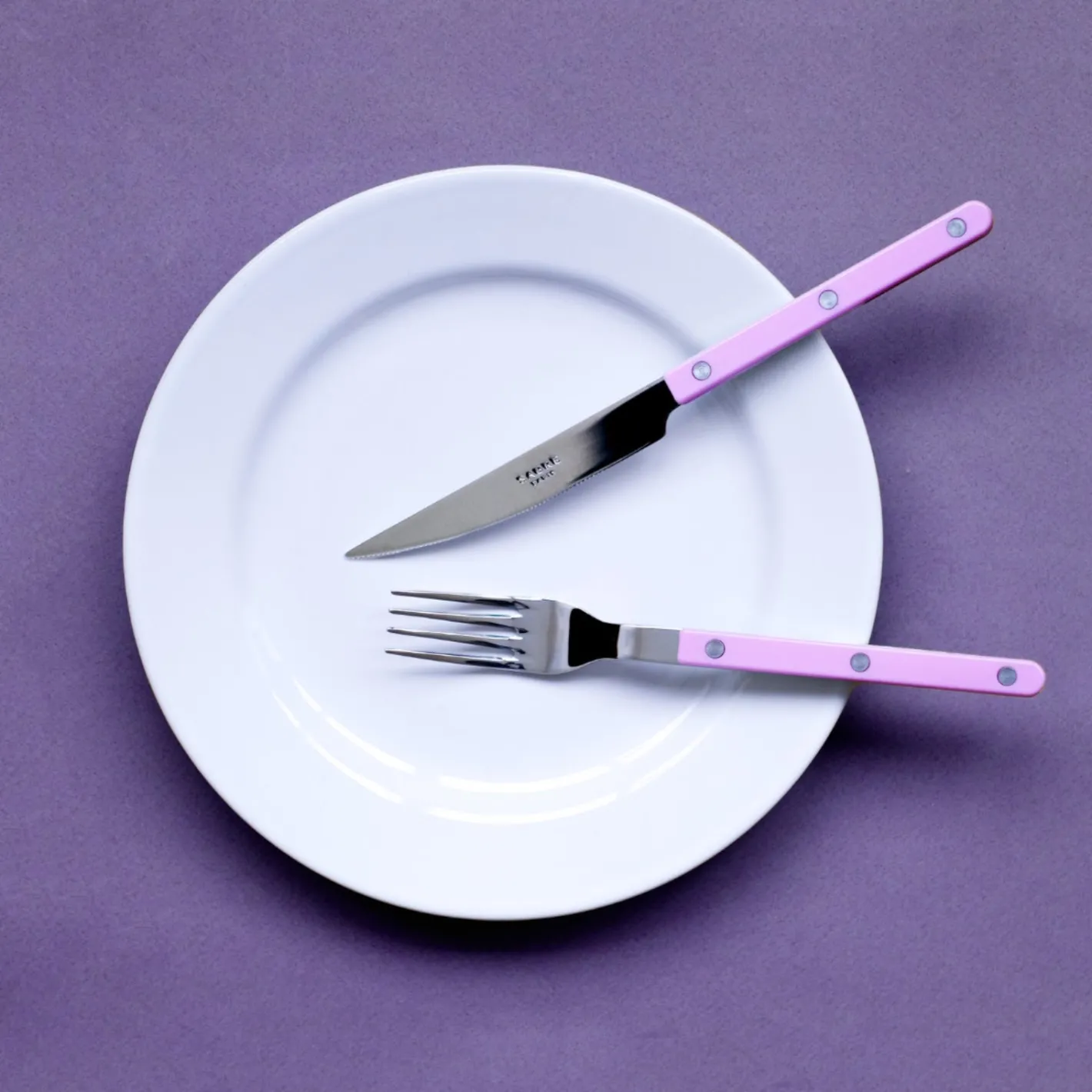 Sabre Paris Bistrot Solid, Pink | Dinner Knife