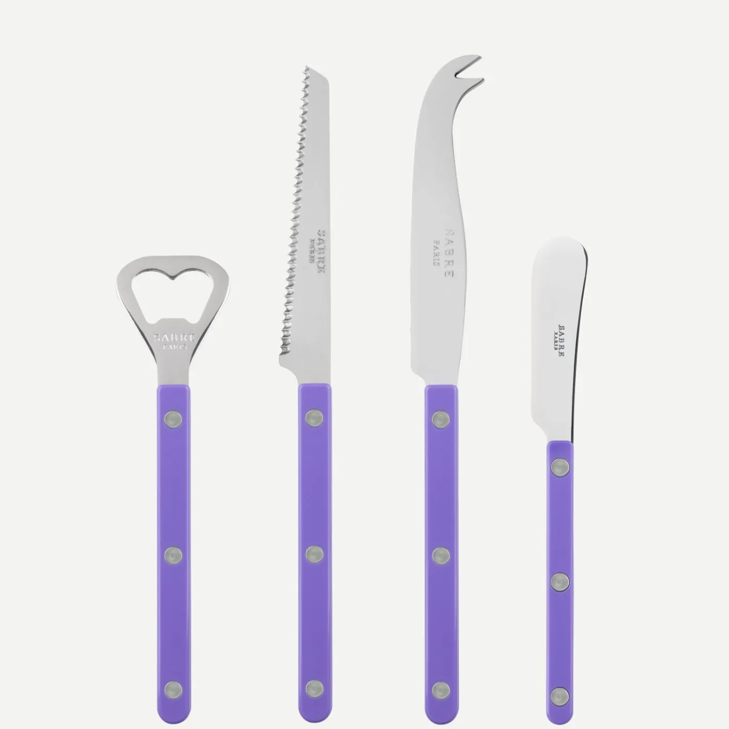 Sabre Paris Bistrot Solid, Purple | Aperitif Set